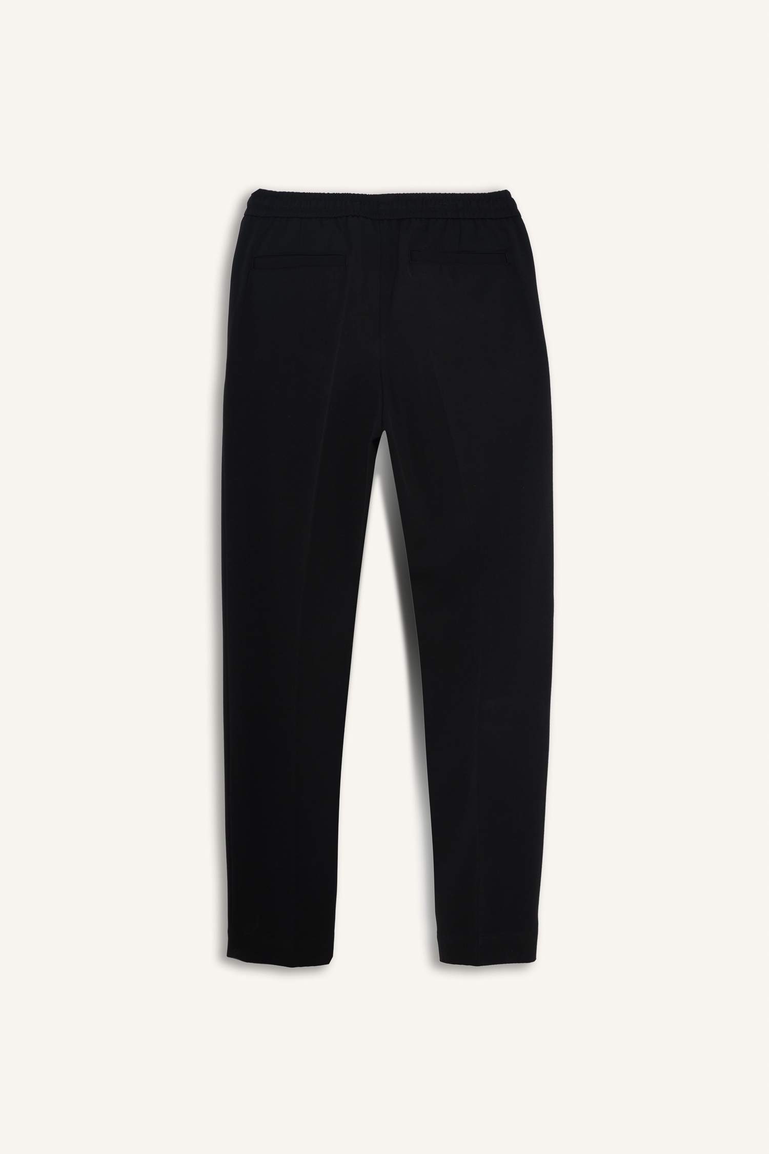 Beli Bağcıklı Lastikli Cepli Jogger Fit Her Yöne Esneyen Yumuşak Tuşe Pantolon