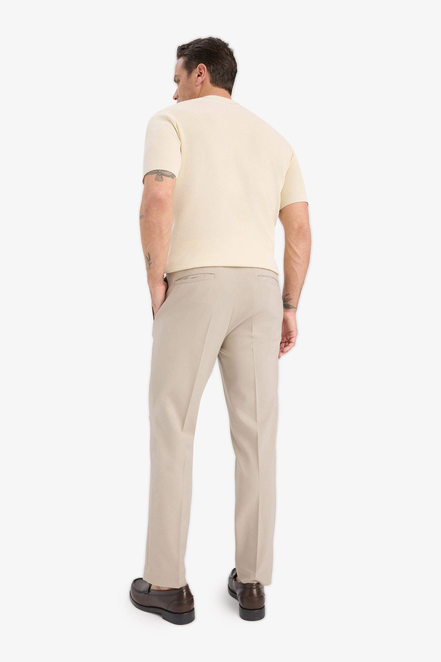 Beli Bağcıklı Lastikli Cepli Jogger Fit Her Yöne Esneyen Yumuşak Tuşe Pantolon