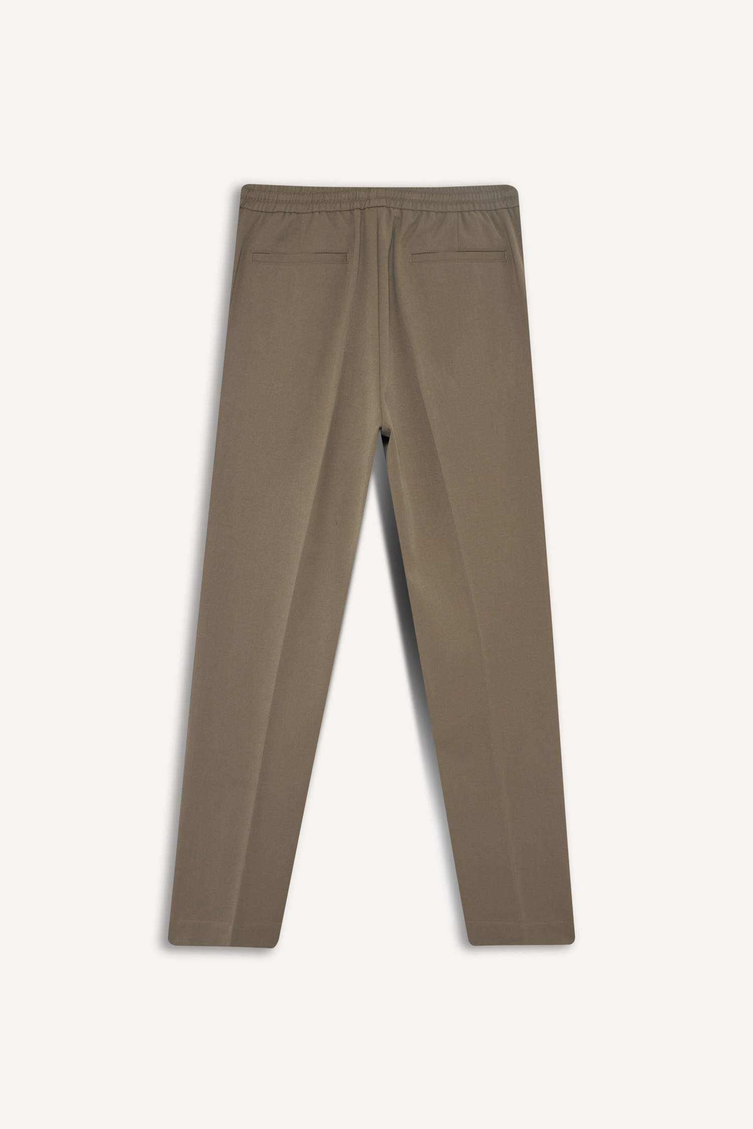 Beli Bağcıklı Lastikli Cepli Jogger Fit Her Yöne Esneyen Yumuşak Tuşe Pantolon