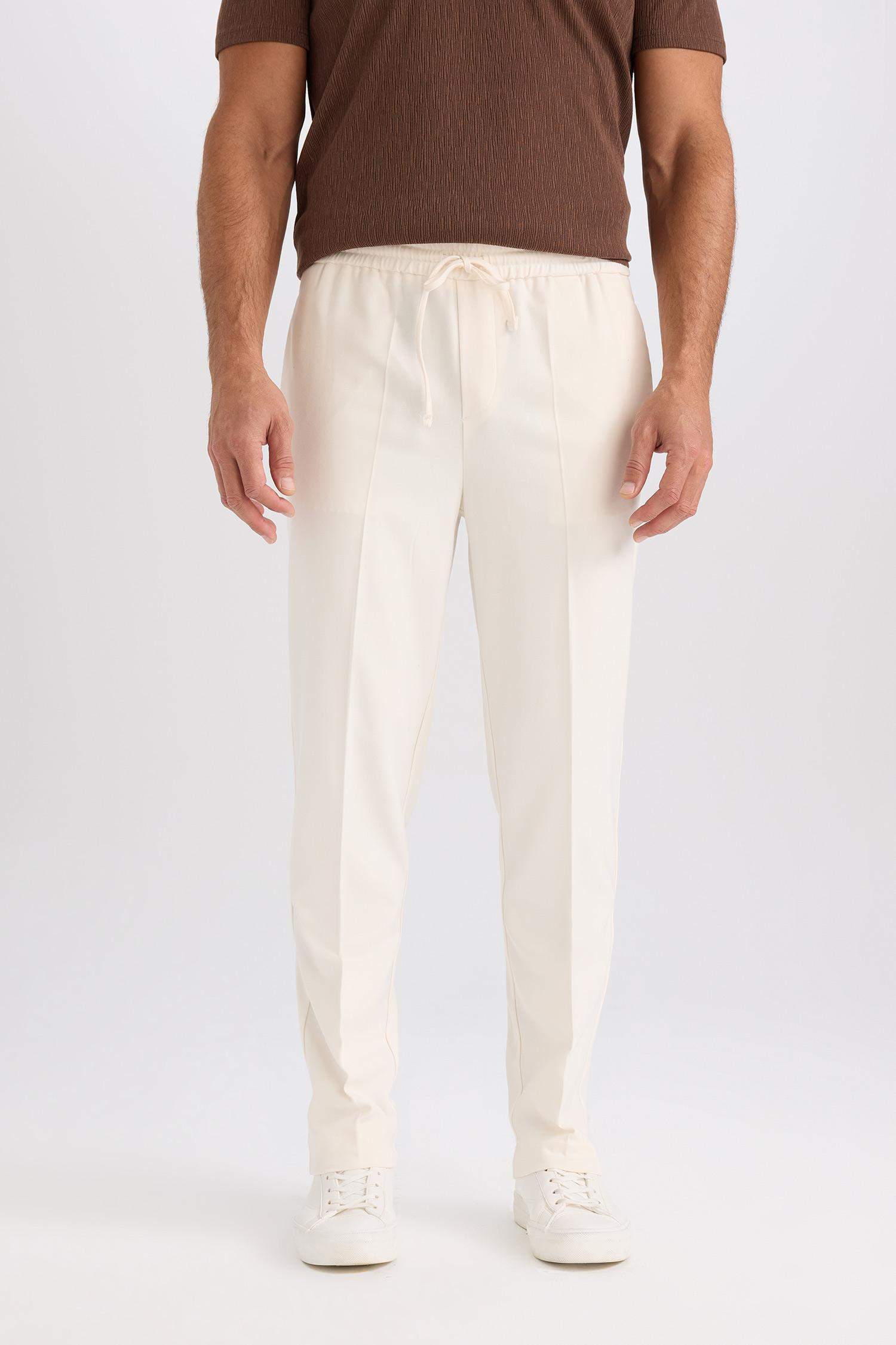 Pantalon à taille élastique avec cordon de serrage