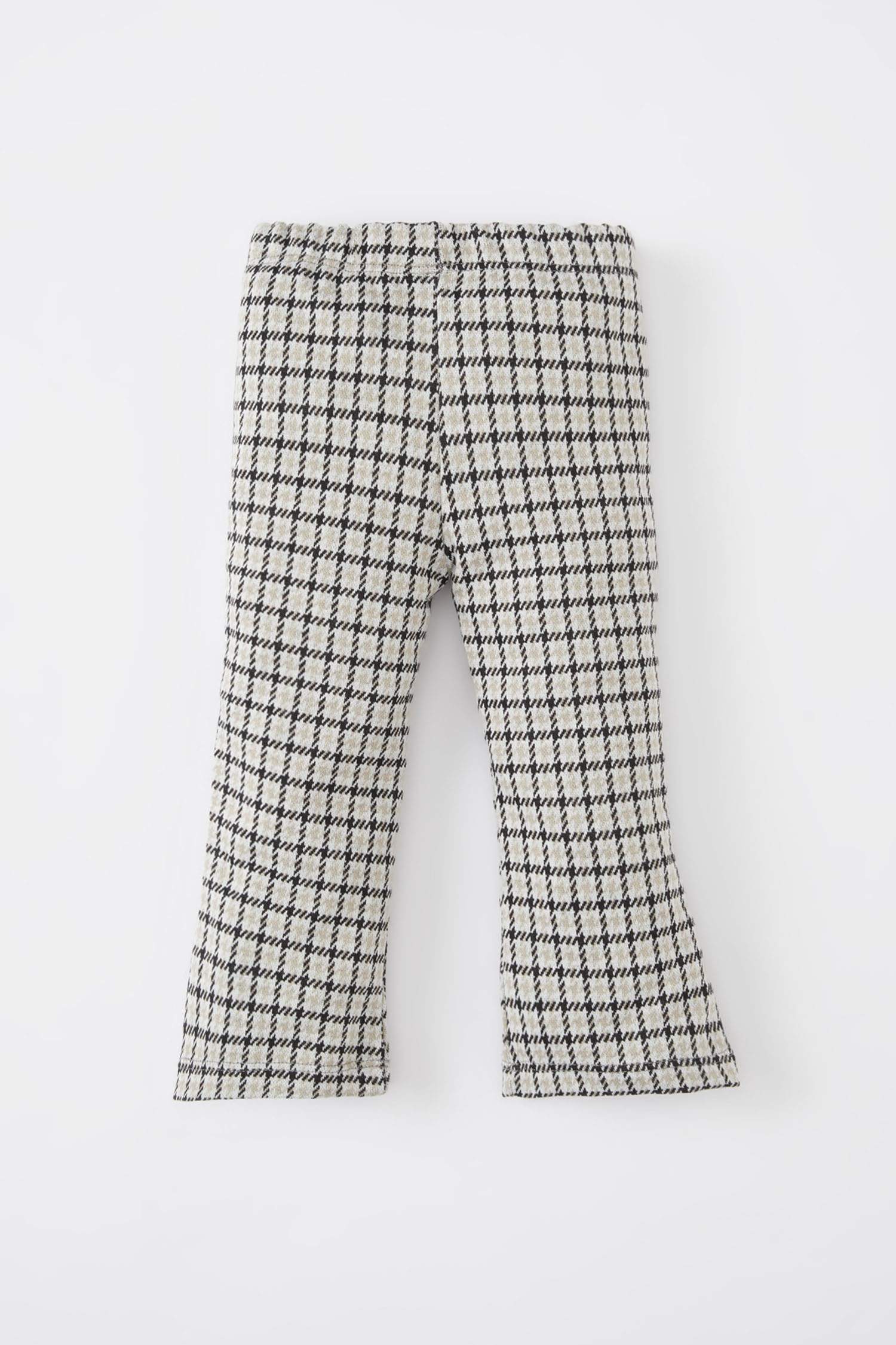 Baby Girl Flare Leg Jacquard Trousers