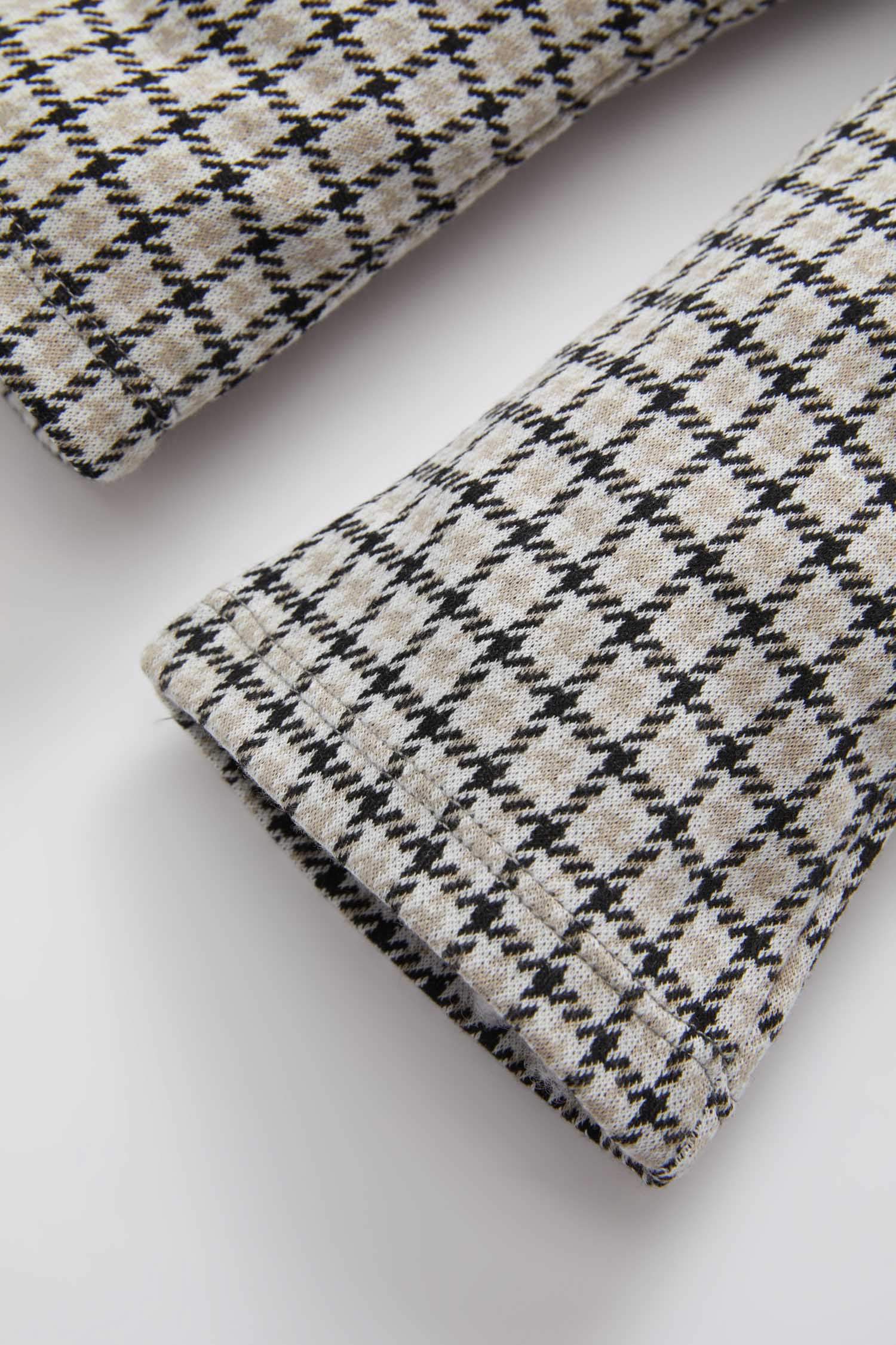 Baby Girl Flare Leg Jacquard Trousers