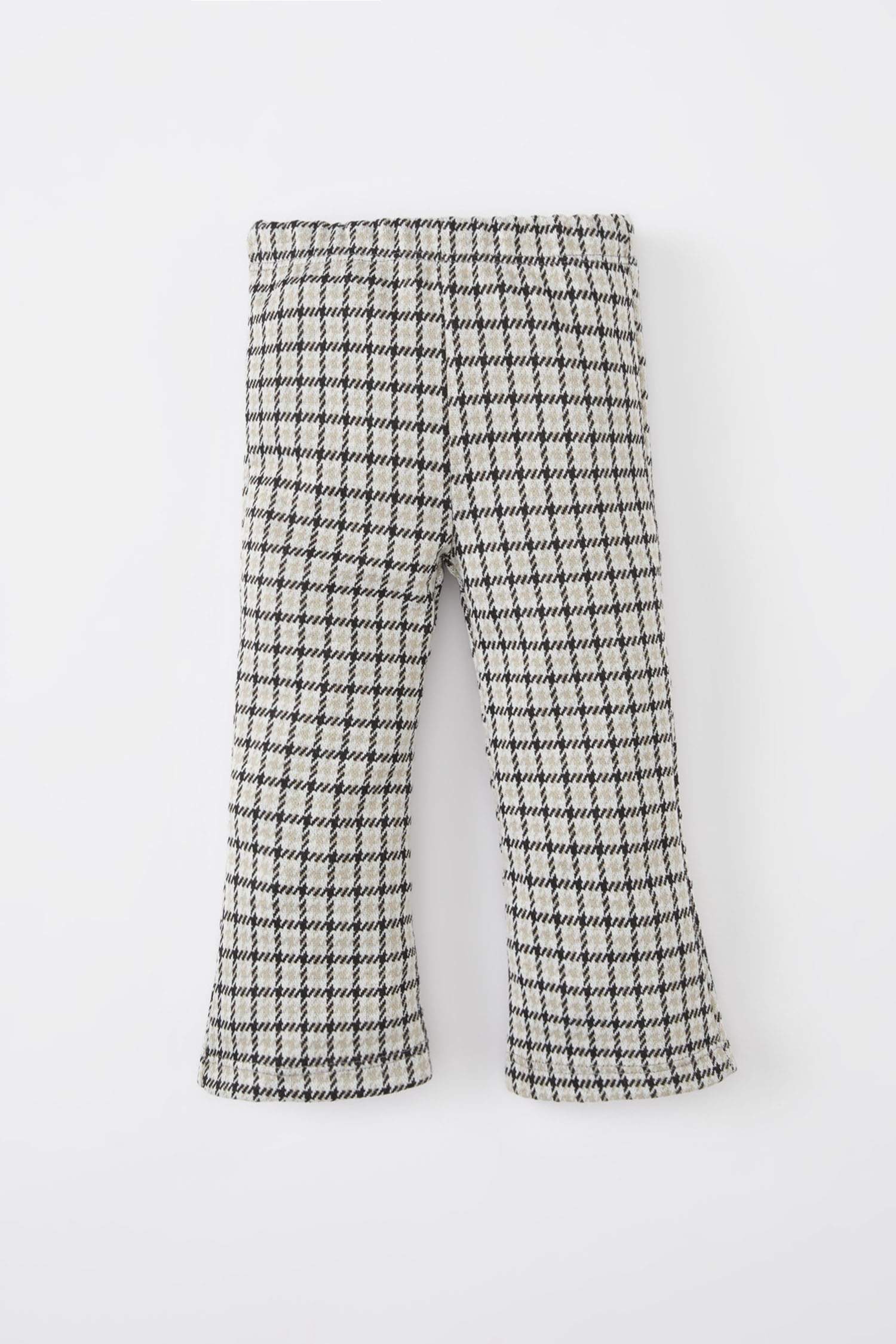 Baby Girl Flare Leg Jacquard Trousers