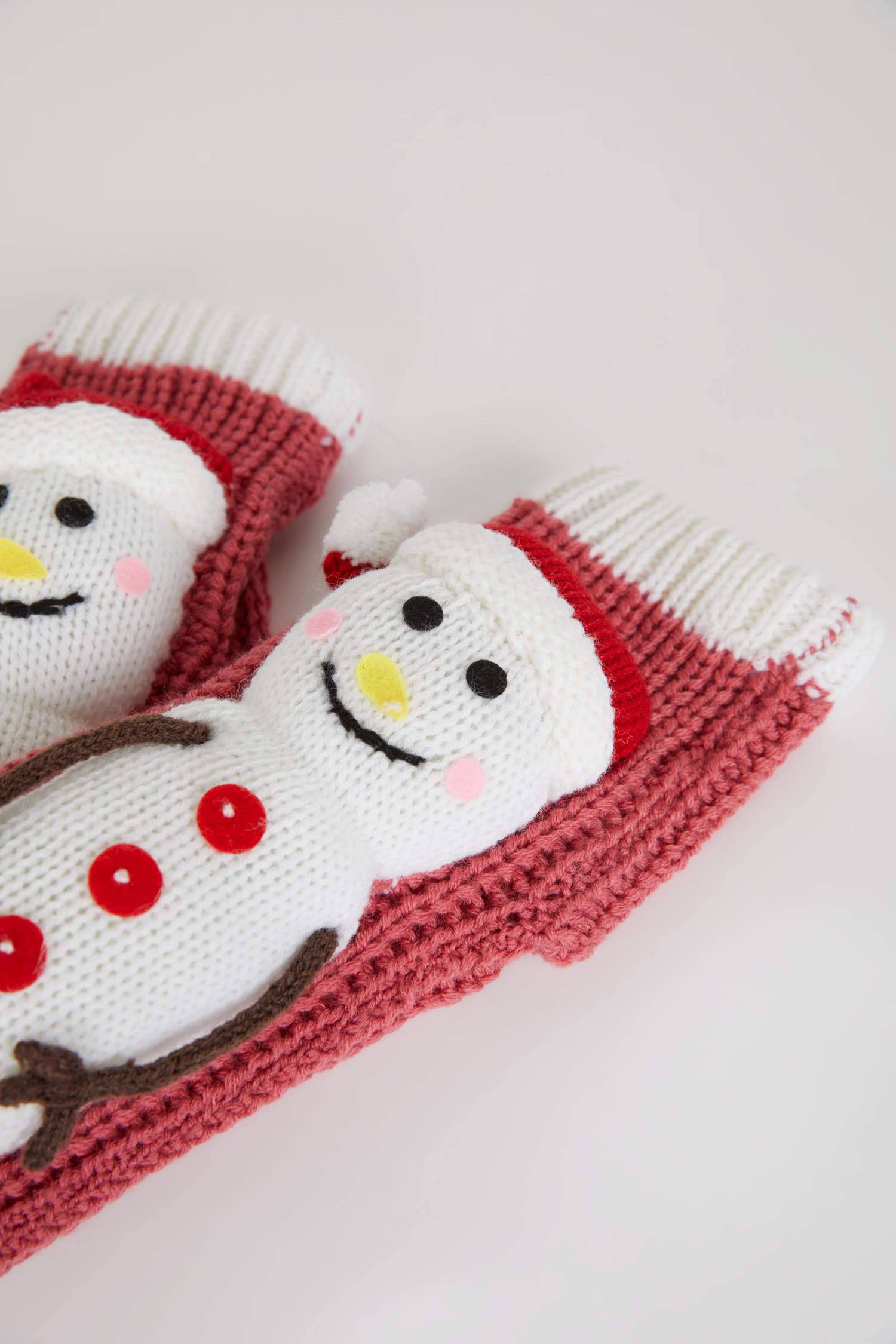 Girl Christmas Themed Cotton Winter Socks