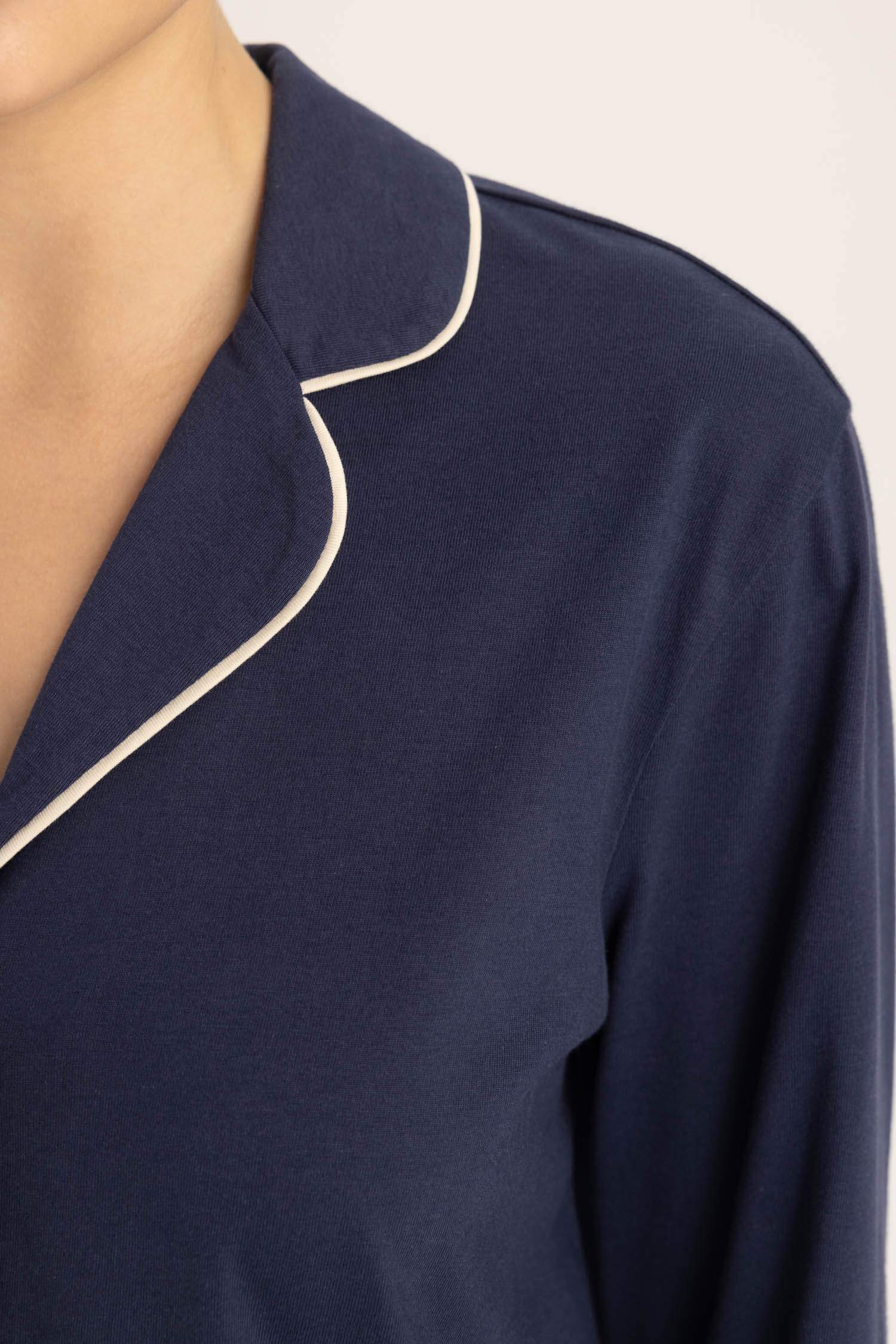 Fall in Love пиджама жағасы Трикотаж көйлектер