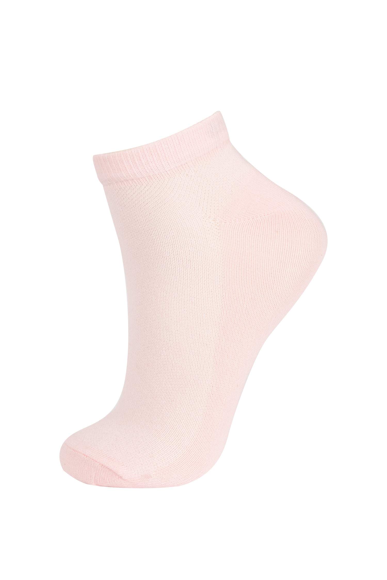 Kız Çocuk 5'li Pamuklu Patik Çorap