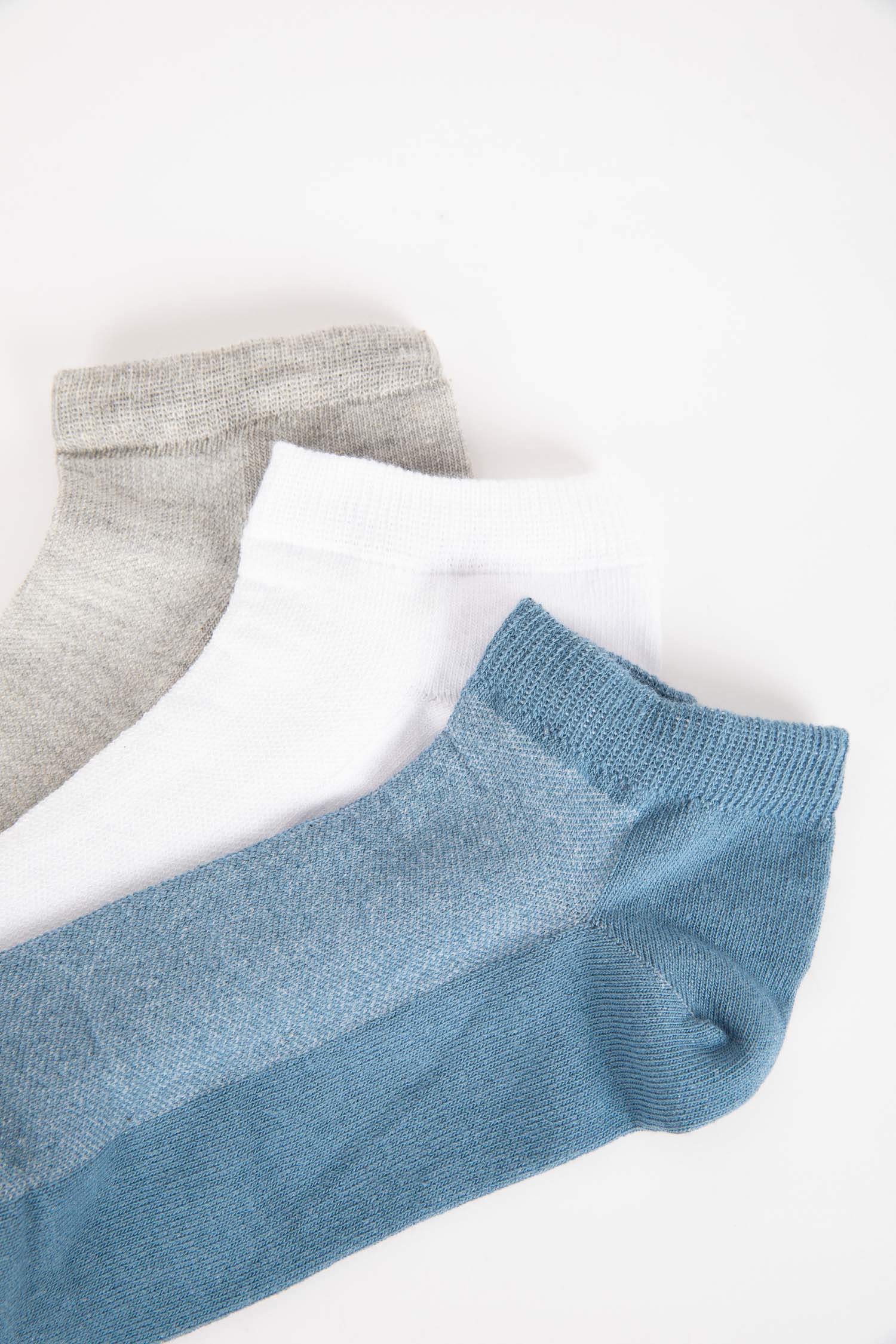 Носки из хлопка с нескользящей подошвой, 3 пары