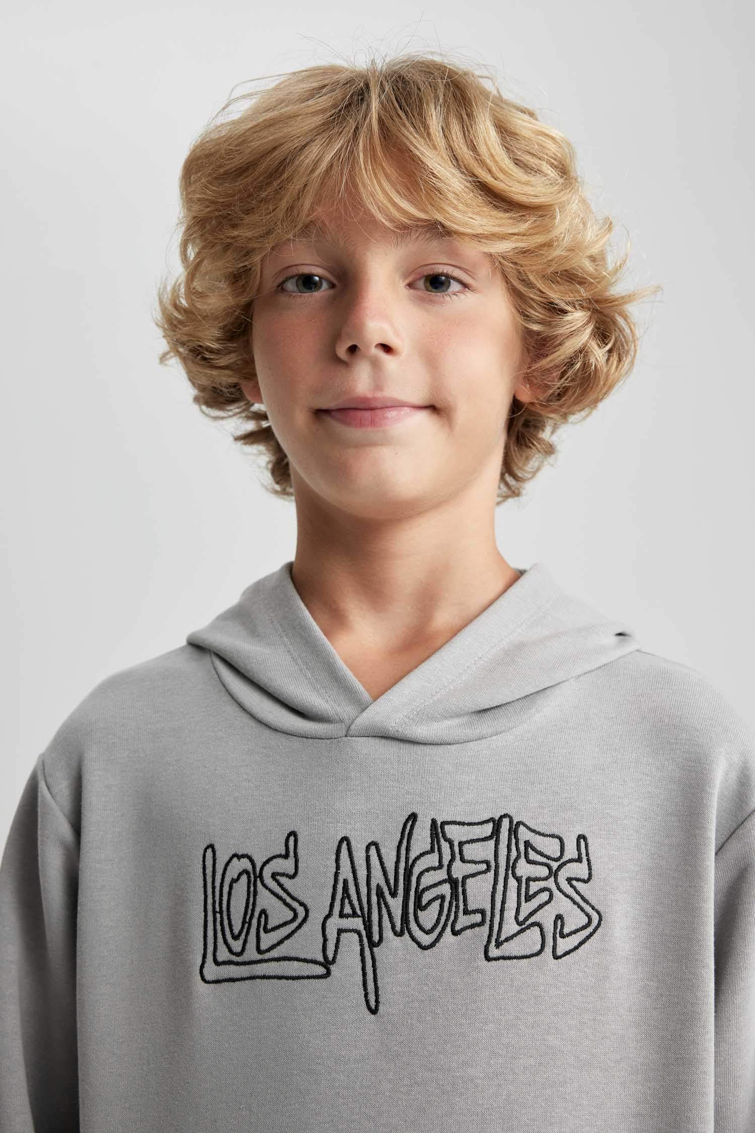 Толтовка с капюшоном для мальчиков