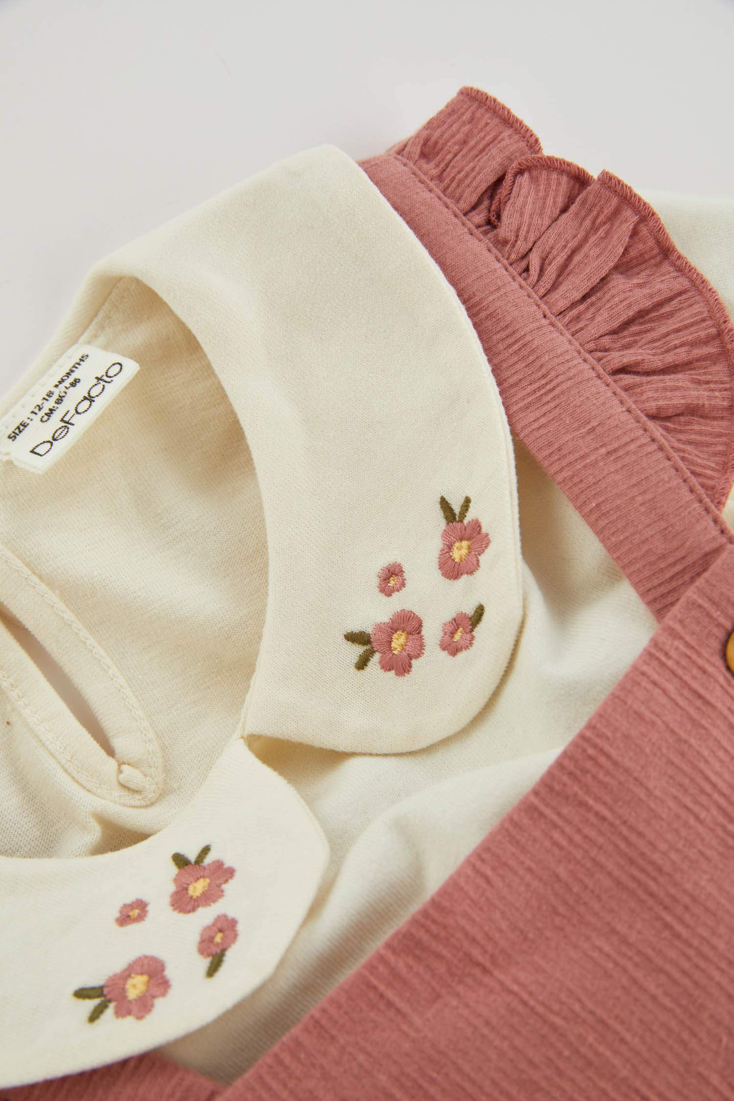 Girl Baby Long Sleeve T-Shirt Jumpsuit Dress 2 Piece Set