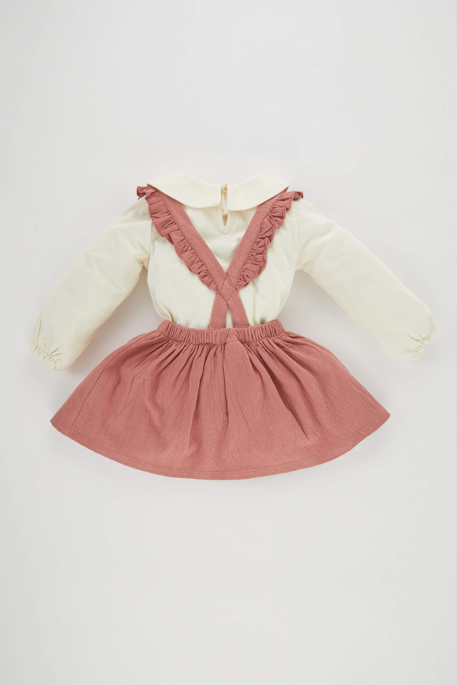 Girl Baby Long Sleeve T-Shirt Jumpsuit Dress 2 Piece Set