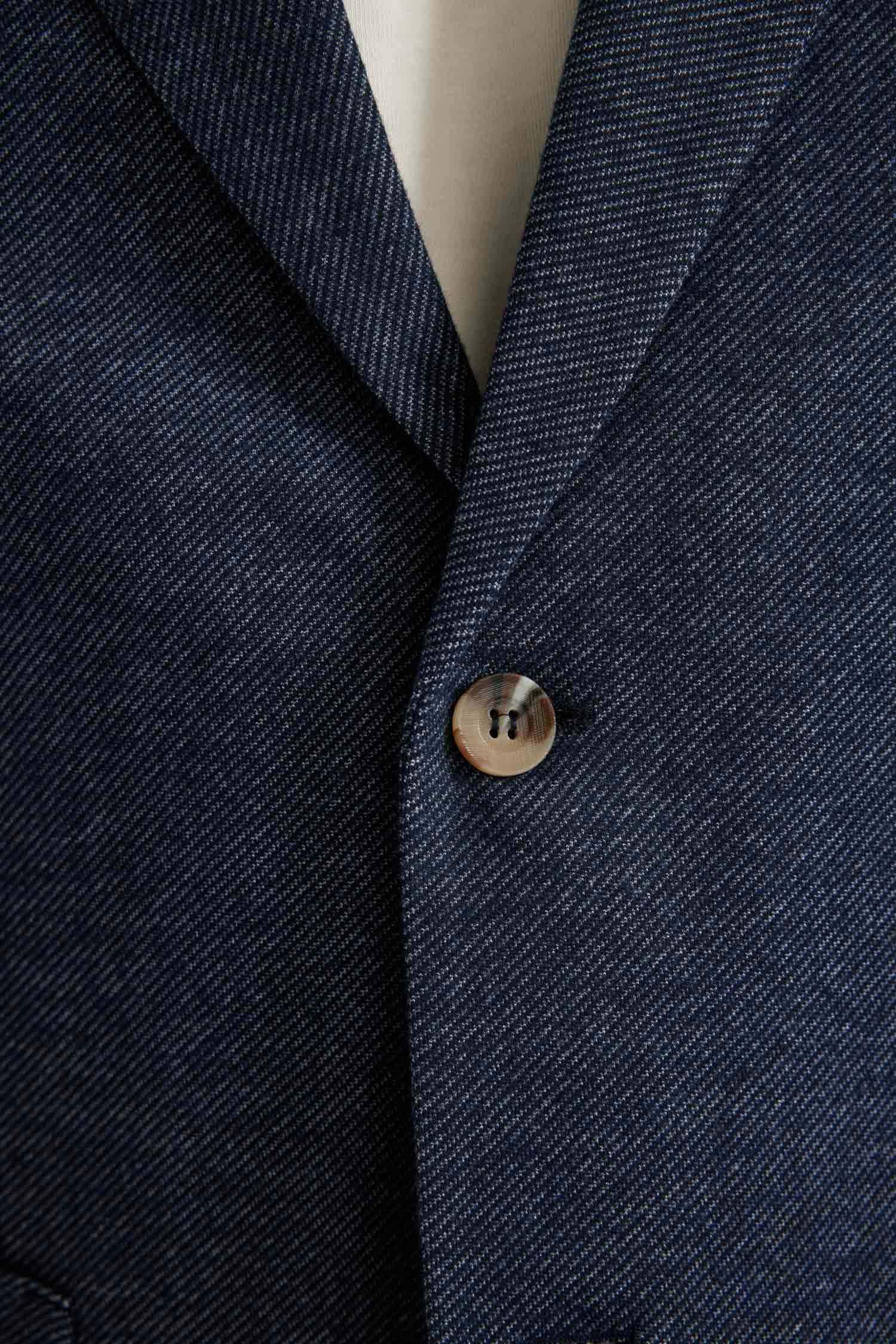 بليزر قصة عادية بياقة جاكيت مبطن