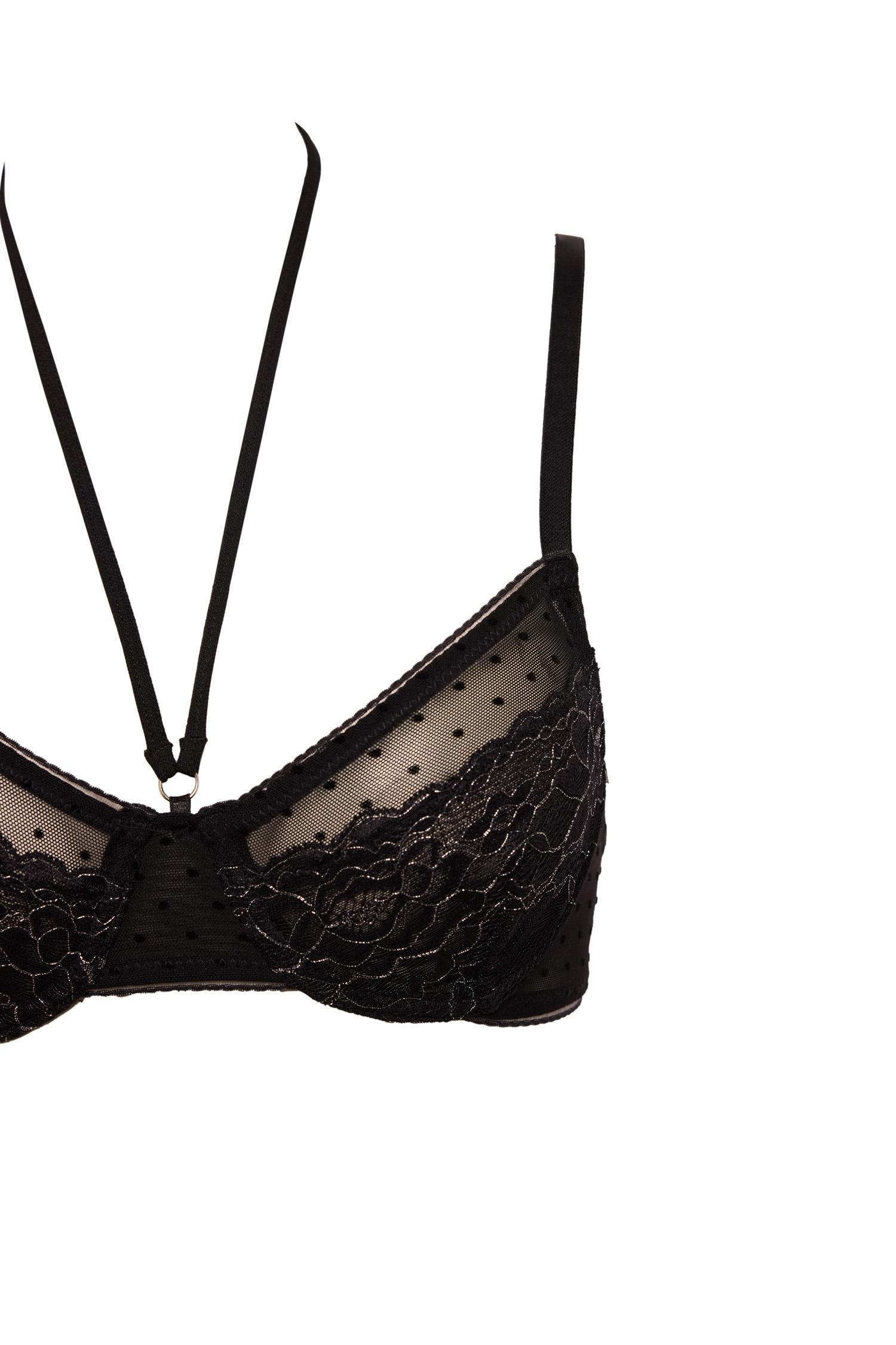 Dantel Detaylı Kapsız Pedsiz Balenli Bra-Fall in Love