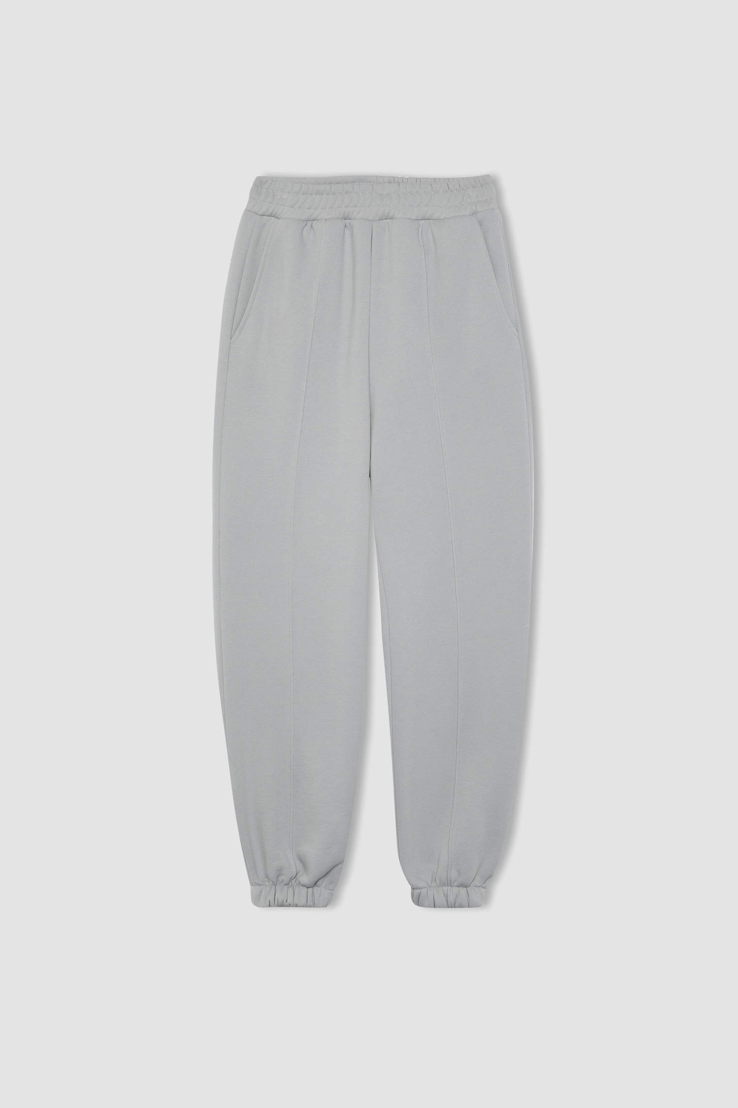 Grey Woman jogger Thick Sweatshirt Fabric Pants 2843378 | DeFacto