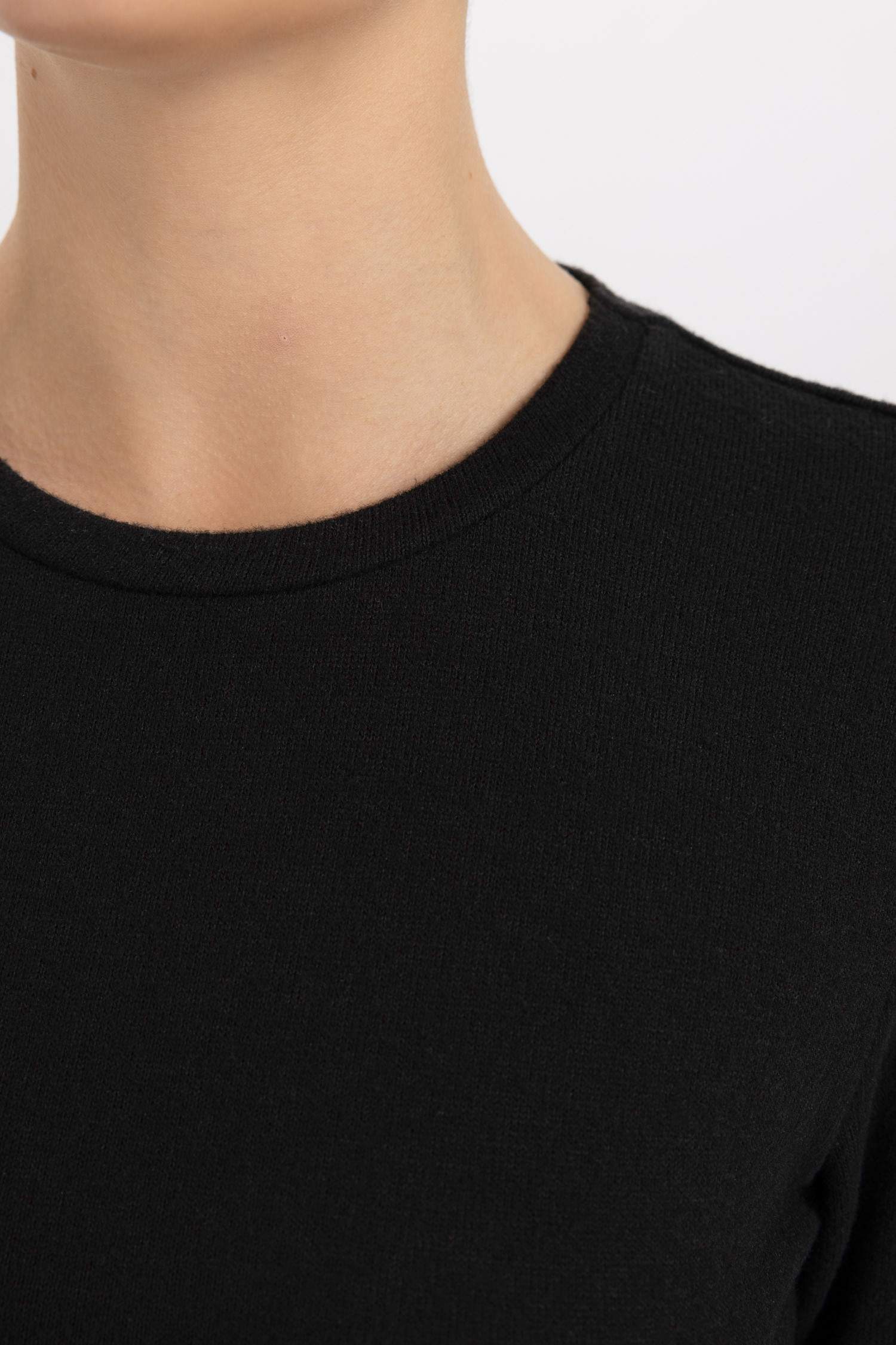 Slim Fit Long Sleeve Knitted Tops