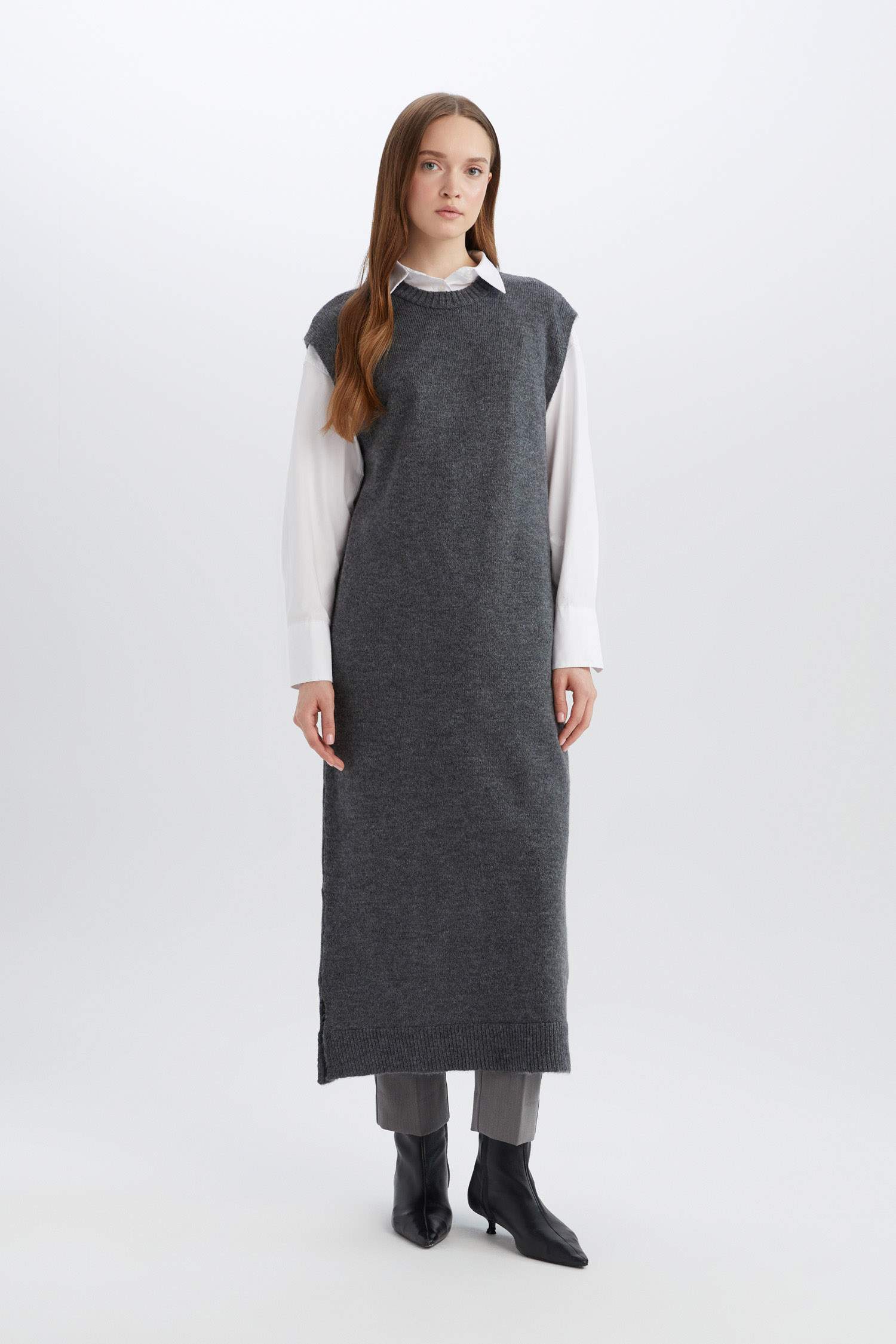 جيلي تريكو قصة عادية برقبة مستديرة