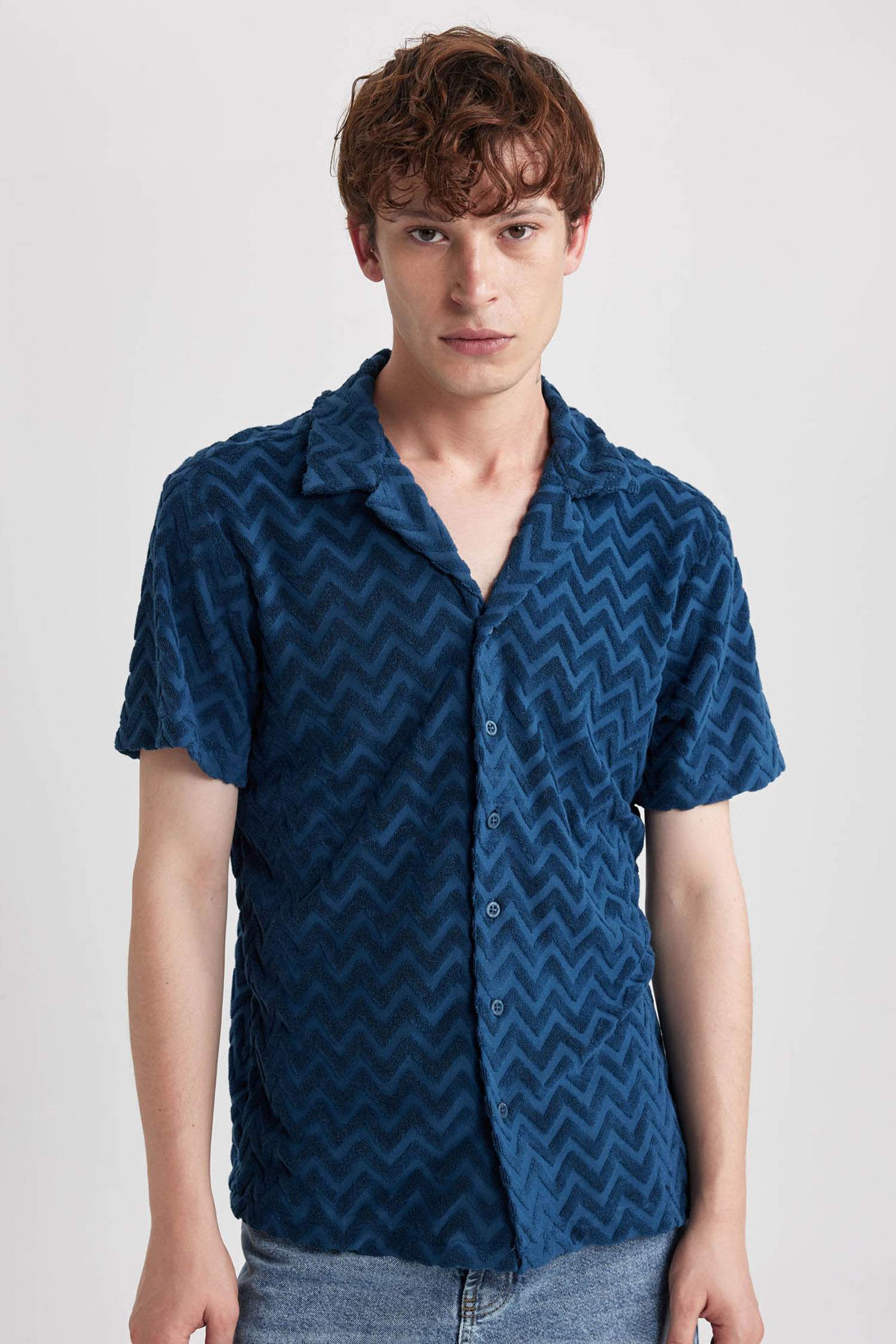 Regular Fit Printed Short Sleeve Shirt