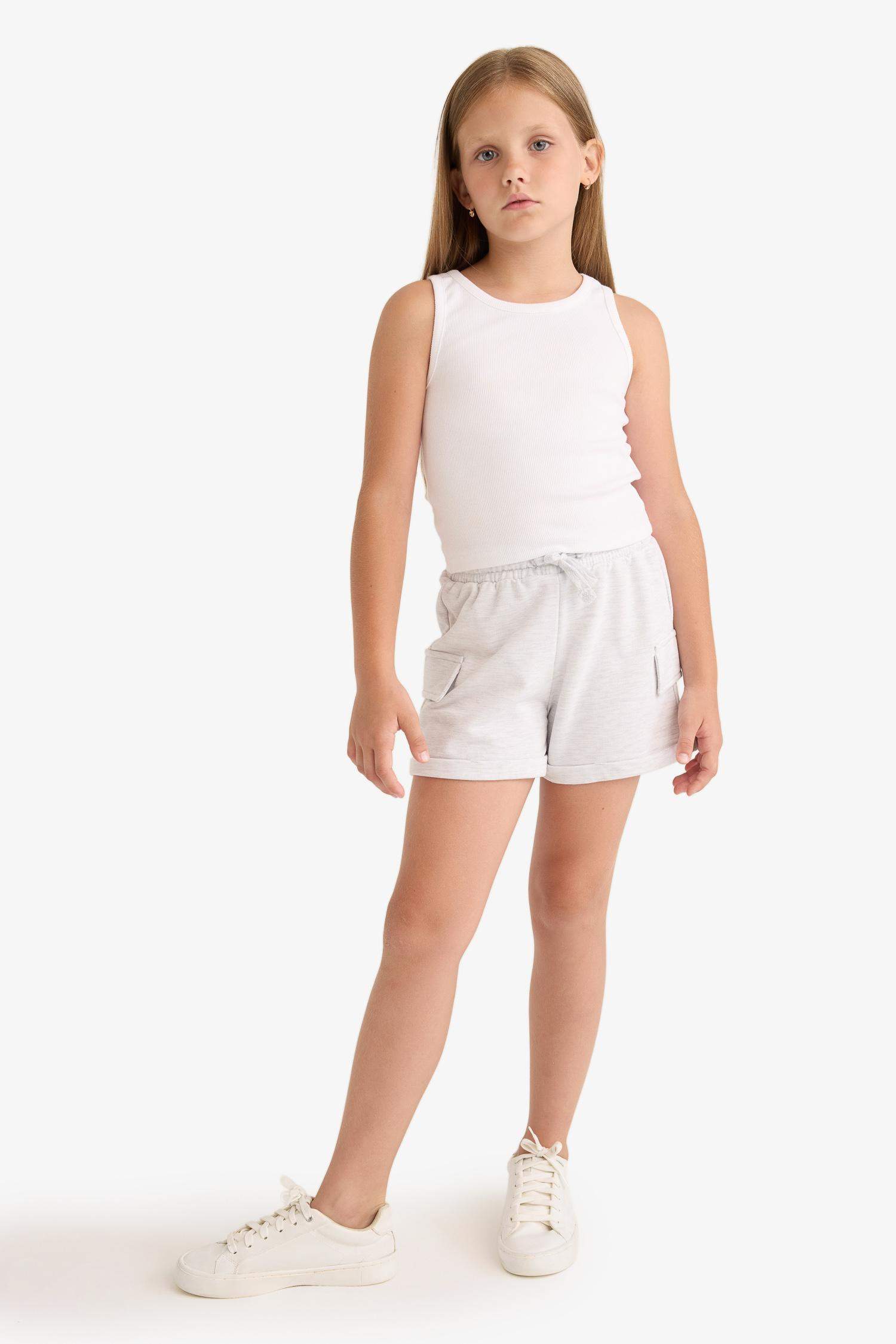 Girl Cargo Pocket Shorts