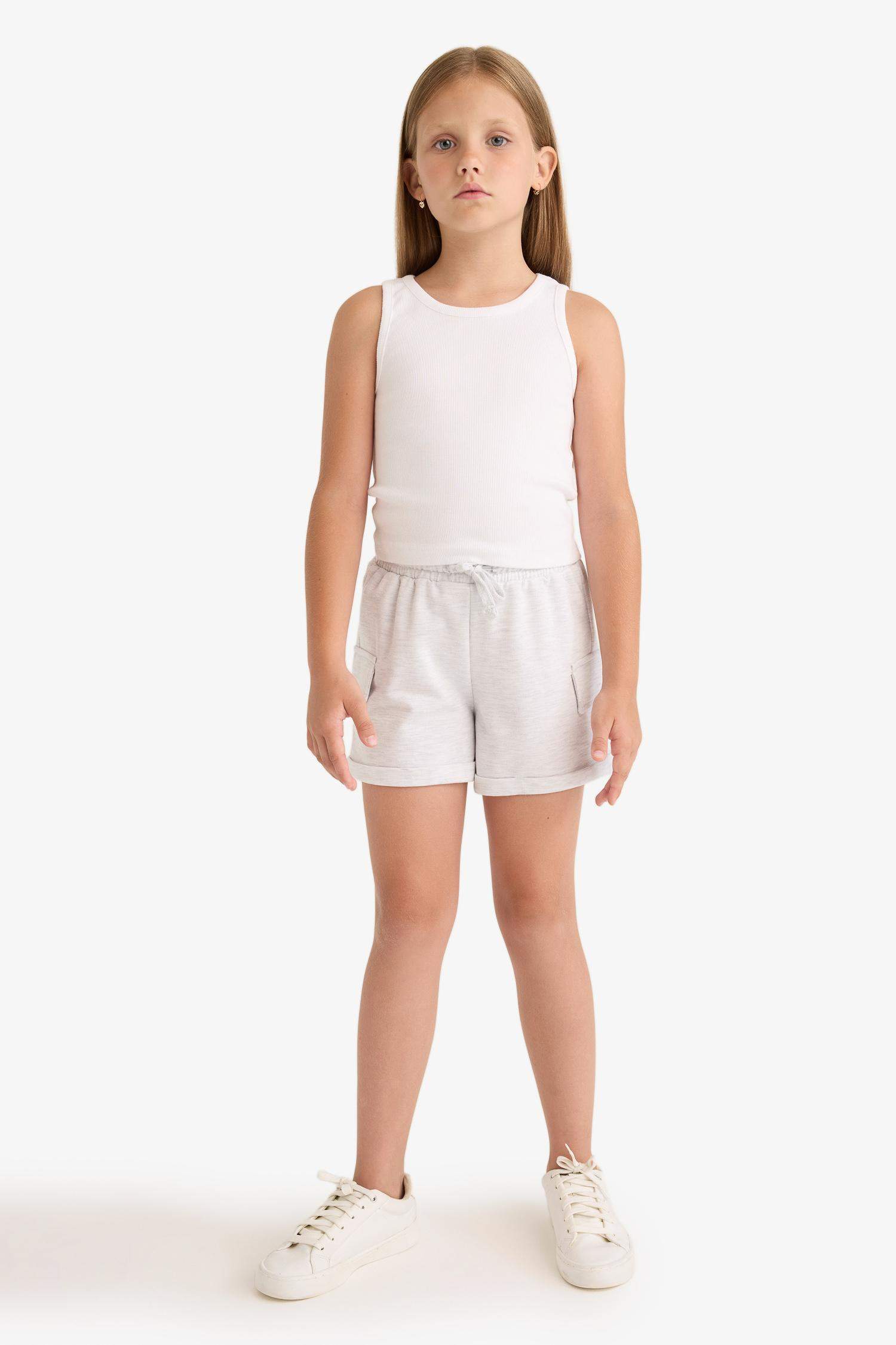 Girl Cargo Pocket Shorts
