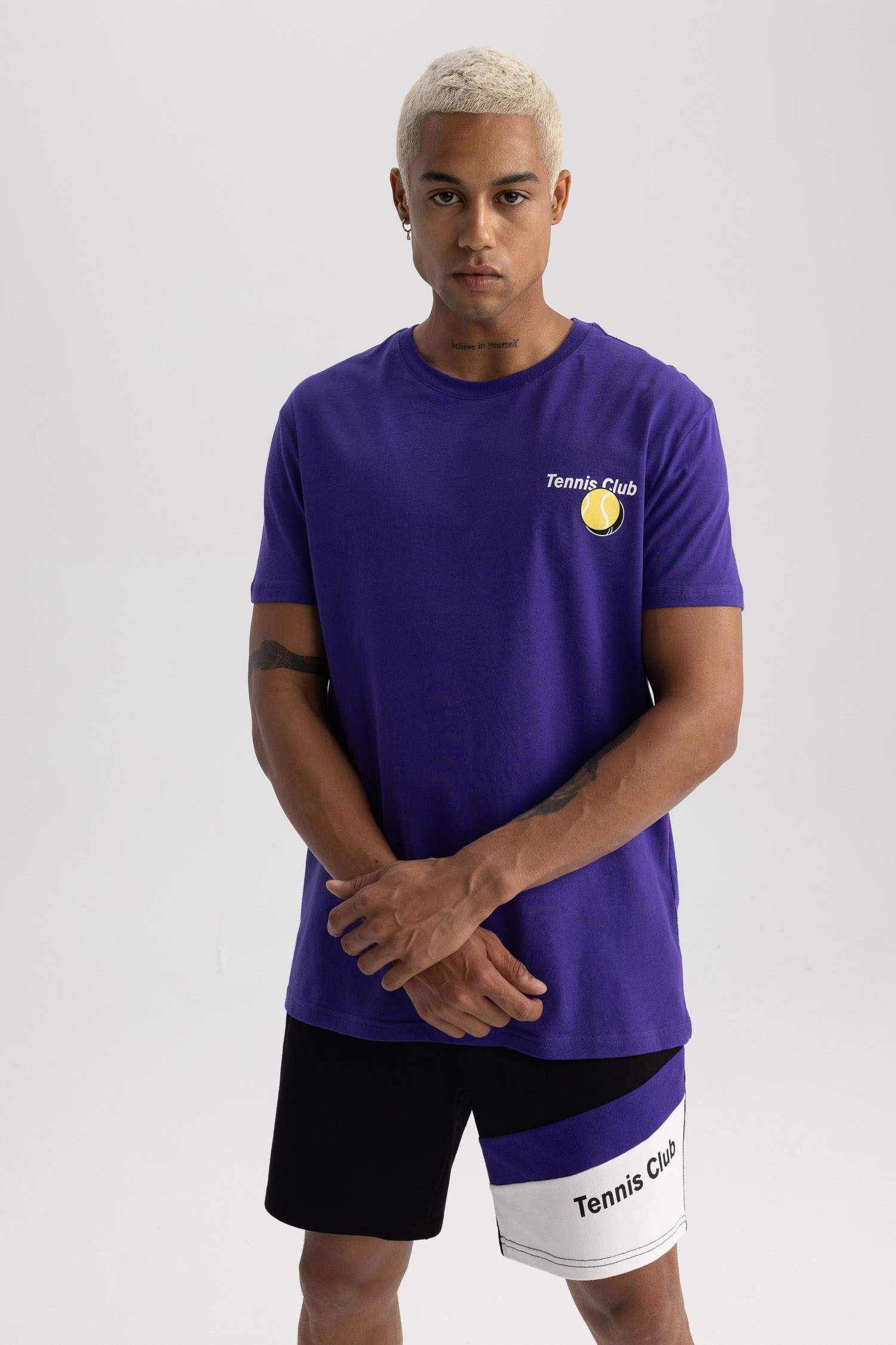 Футболка стандартного кроя с принтом, DeFactoFit