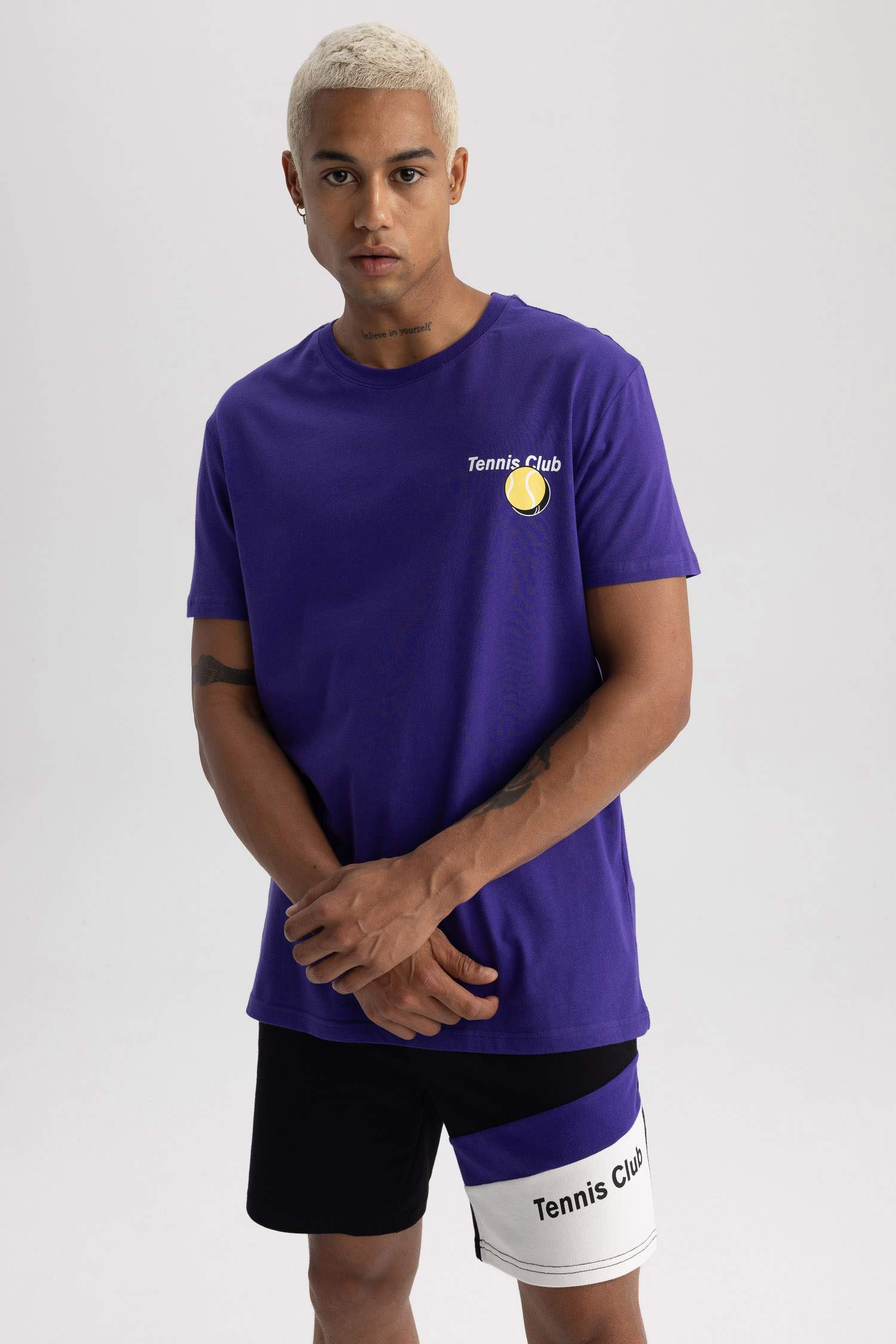 Футболка стандартного кроя с принтом, DeFactoFit