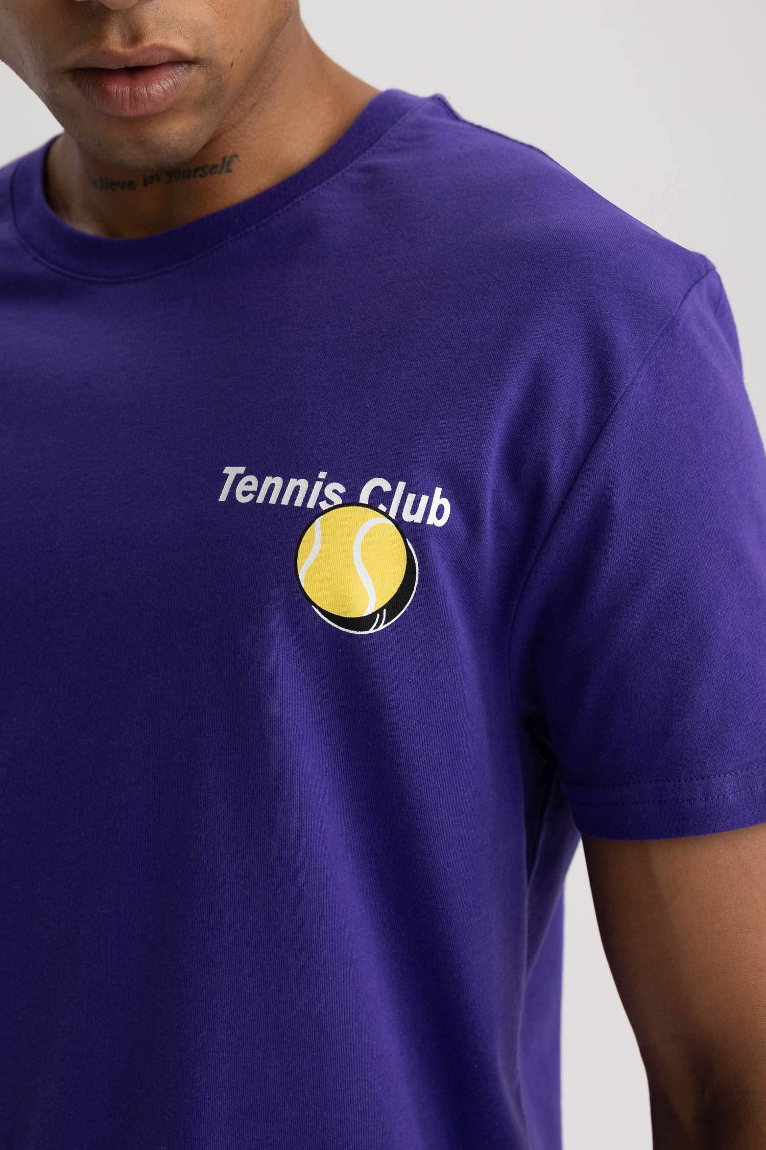 Футболка стандартного кроя с принтом, DeFactoFit