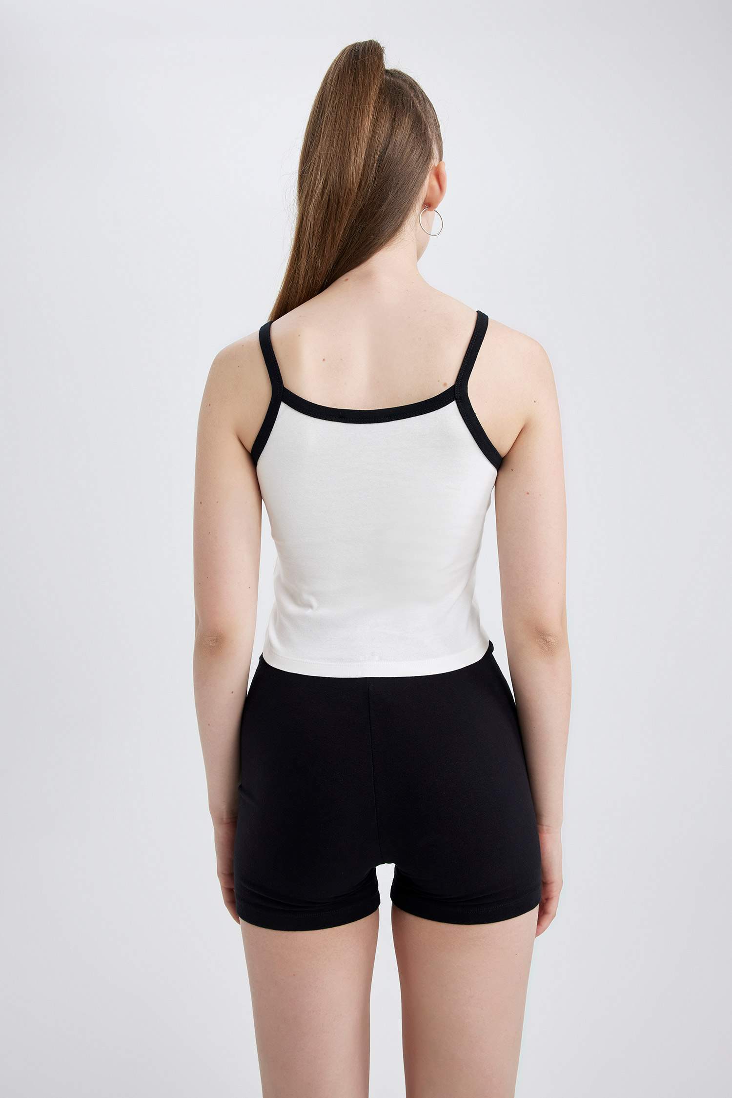 Coool Fitted Baskılı Ribana Atlet