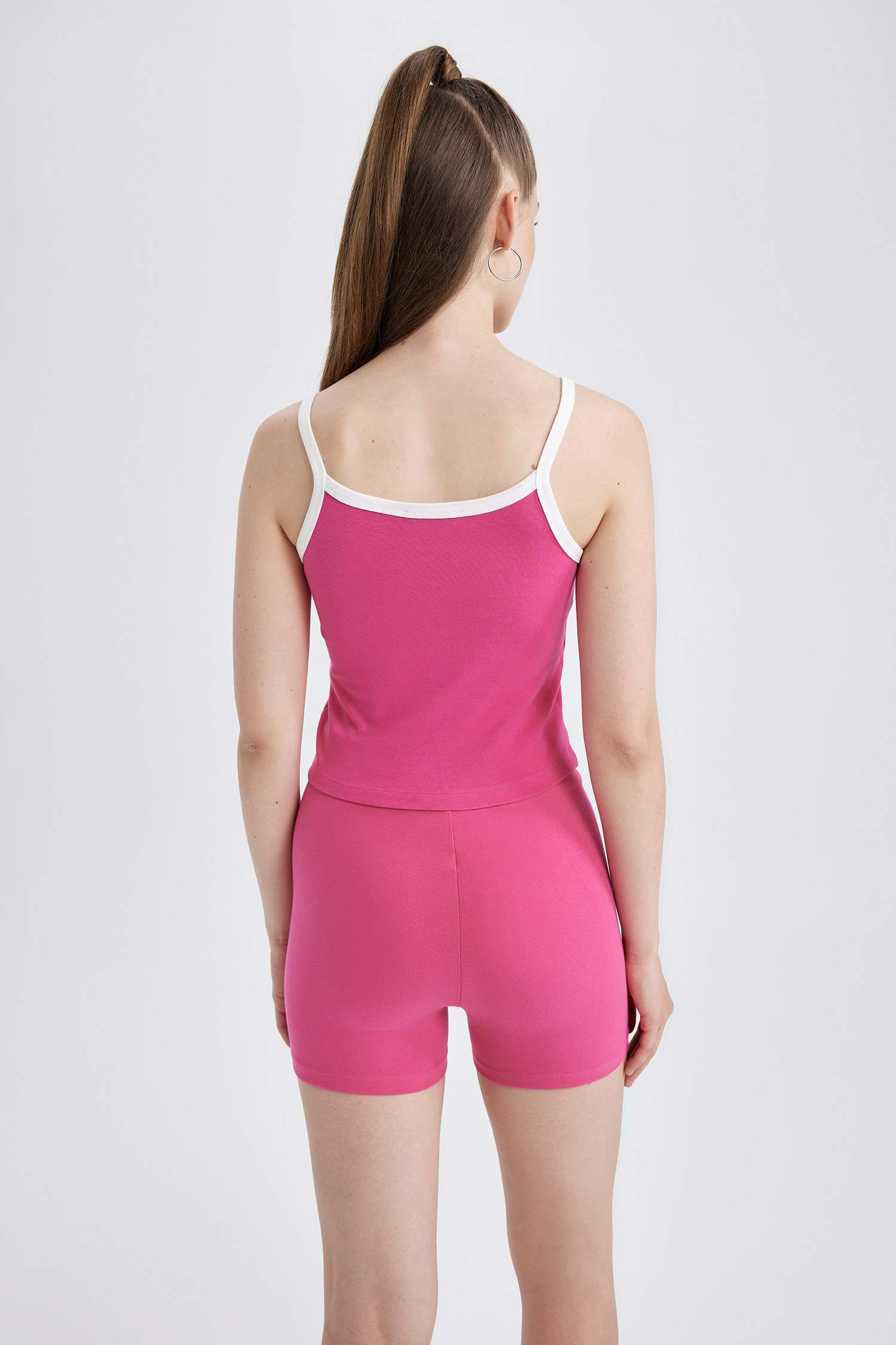 Coool Fitted Baskılı Ribana Atlet