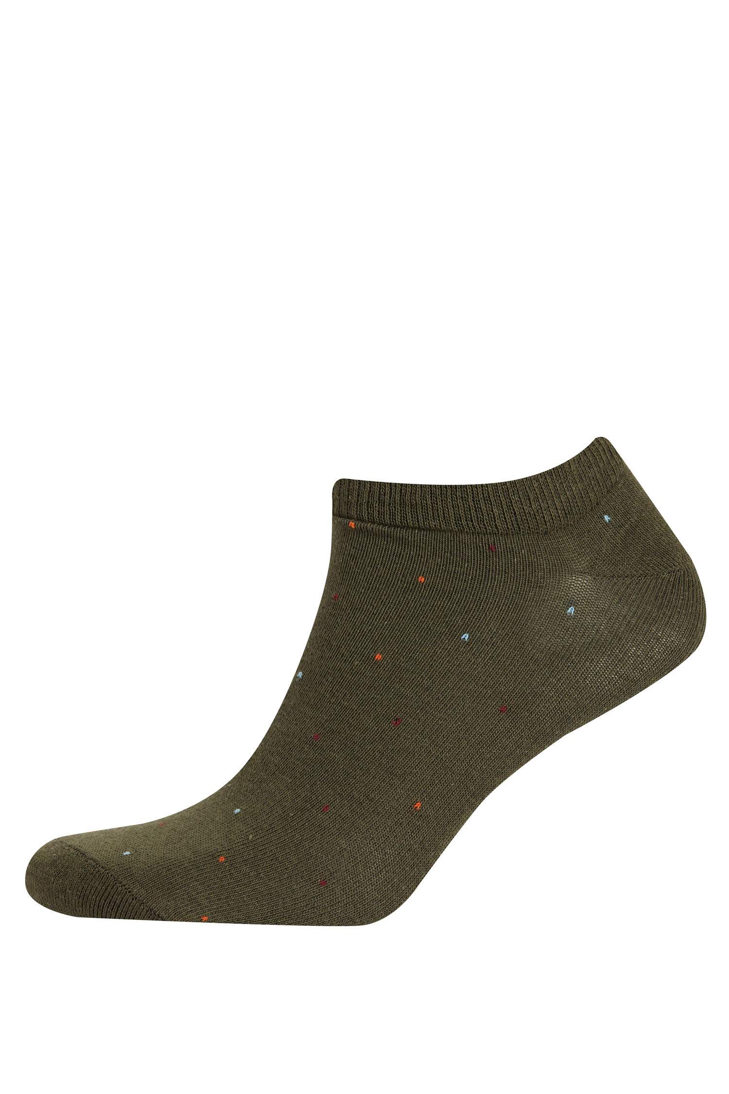 Erkek 5'li Pamuklu Patik Çorap