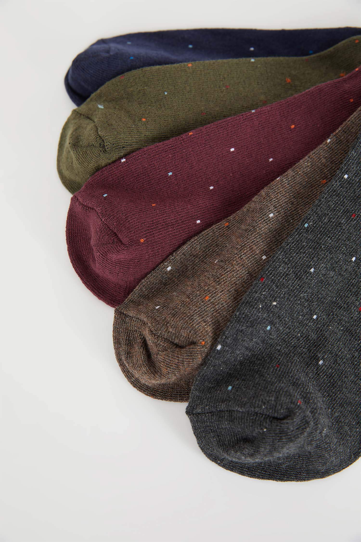 Erkek 5'li Pamuklu Patik Çorap