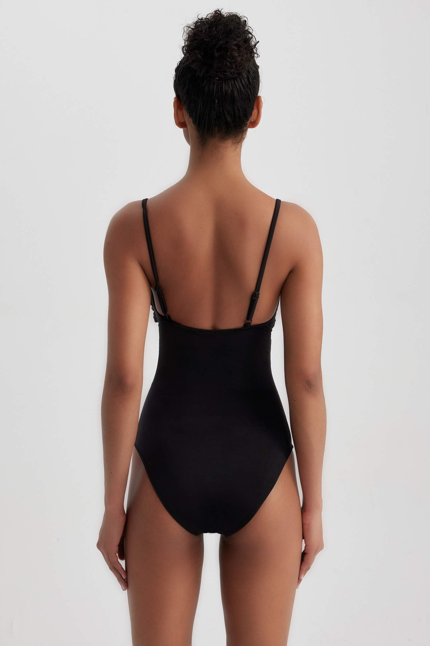 Maillots de Bain à Bretelles Et Col En V