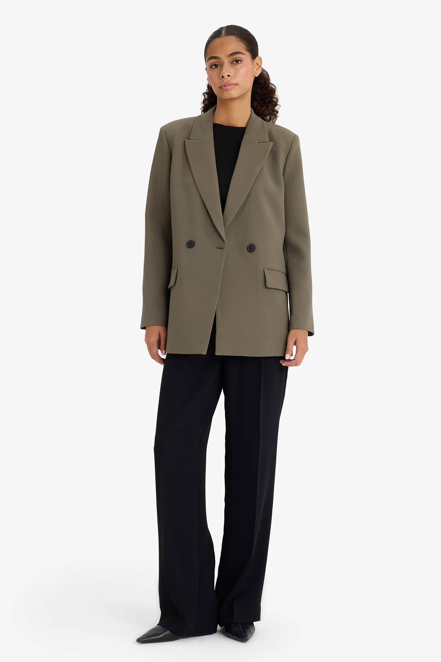 بليزر اوفر سايز قصة واسعة