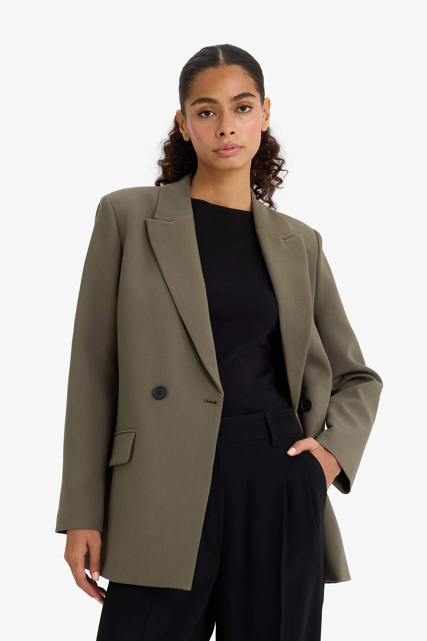 بليزر اوفر سايز قصة واسعة