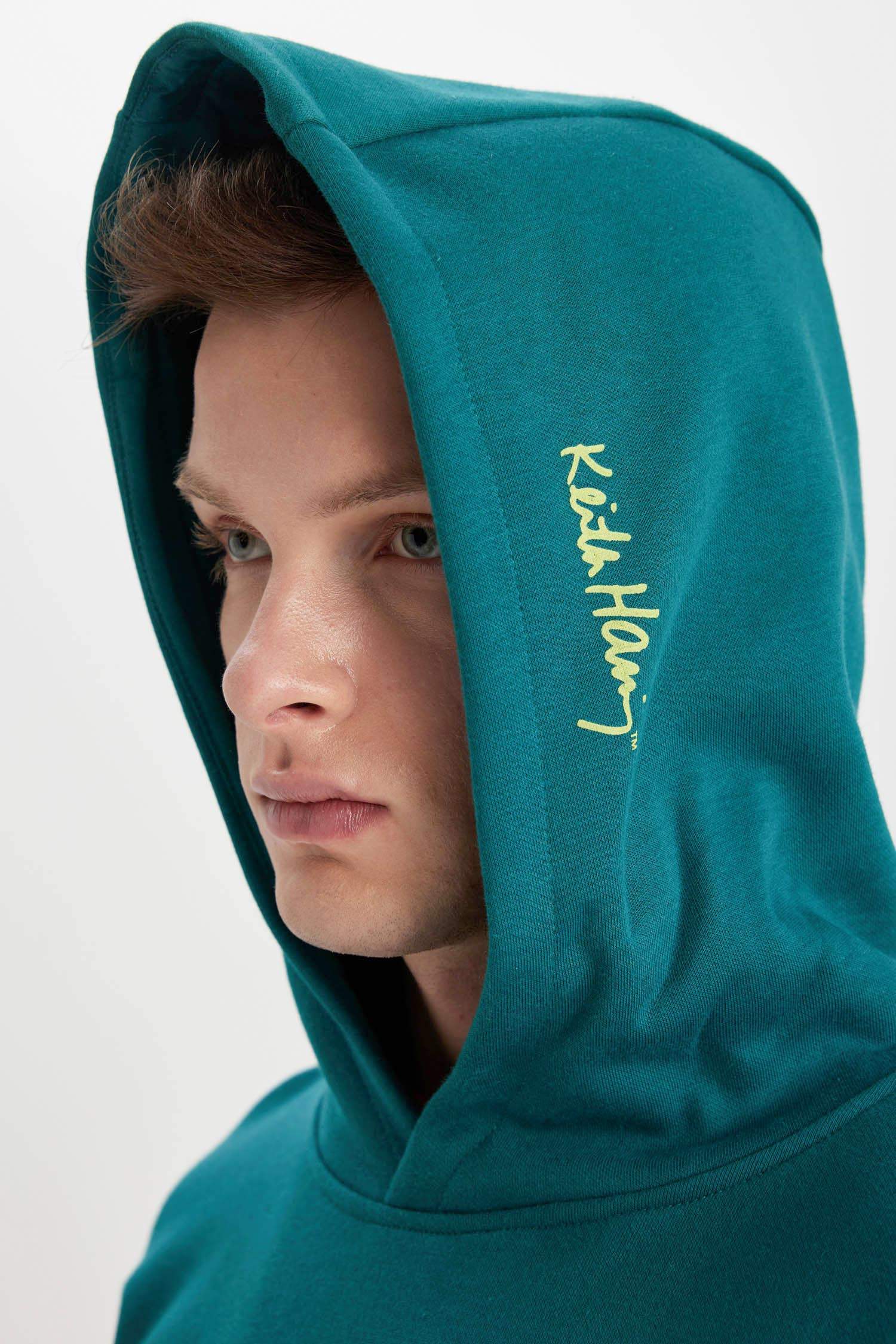 سويت شيرت اوفر سايز بغطاء للرأس