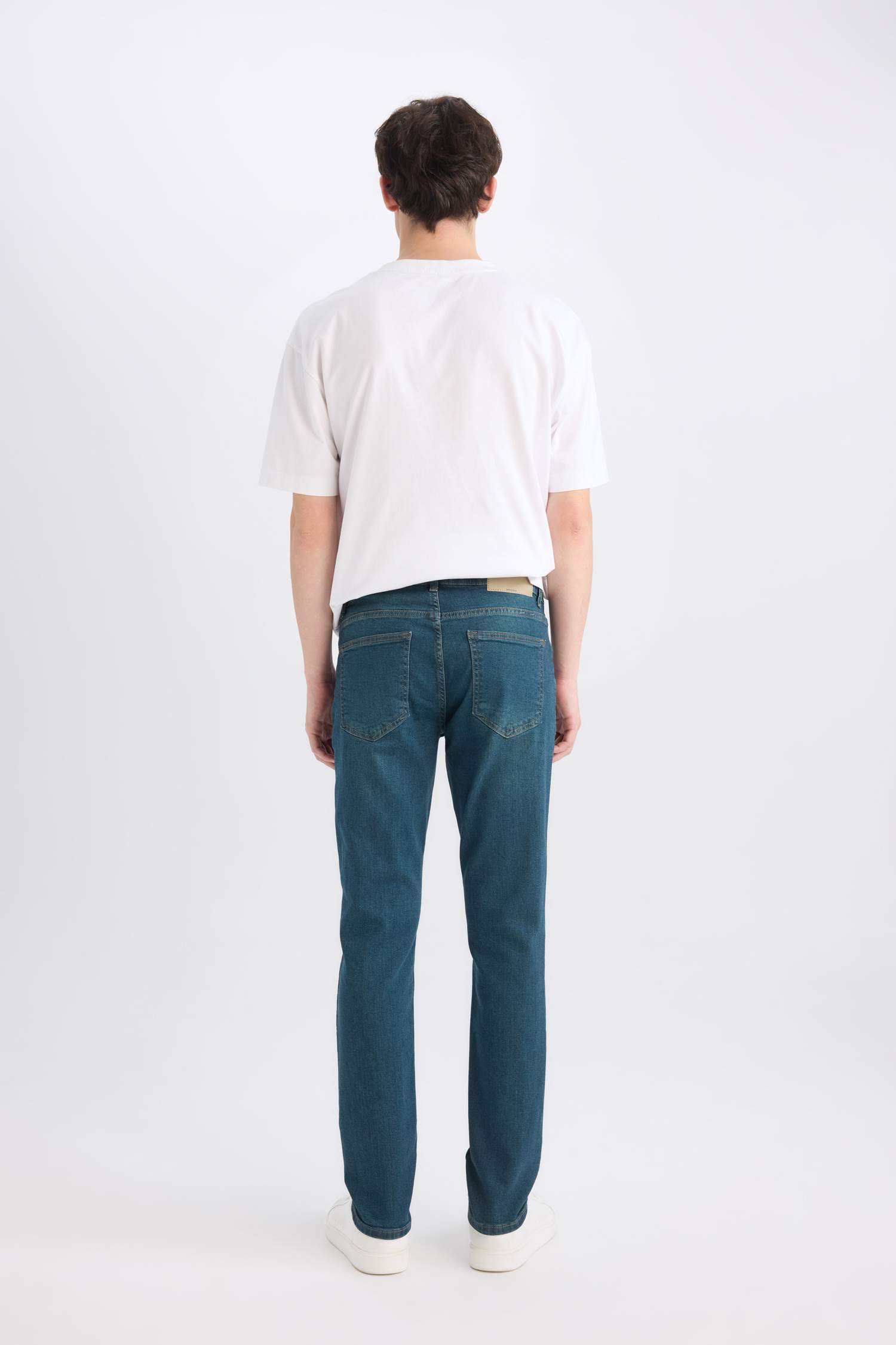 Pedro Slim Fit Dar Kalıp Normal Bel Dar Paça Jean Pantolon