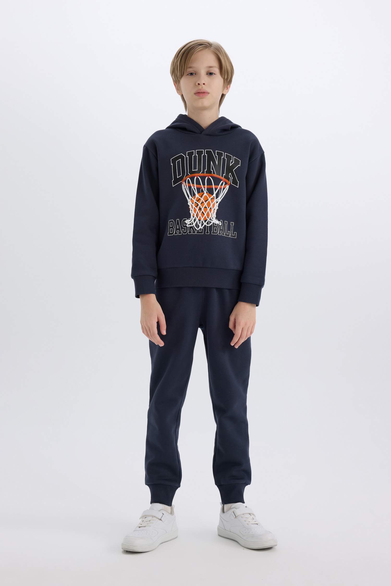 Ensemble Sweat à capuche imprimé et Jogging à taille élastique pour Garçon