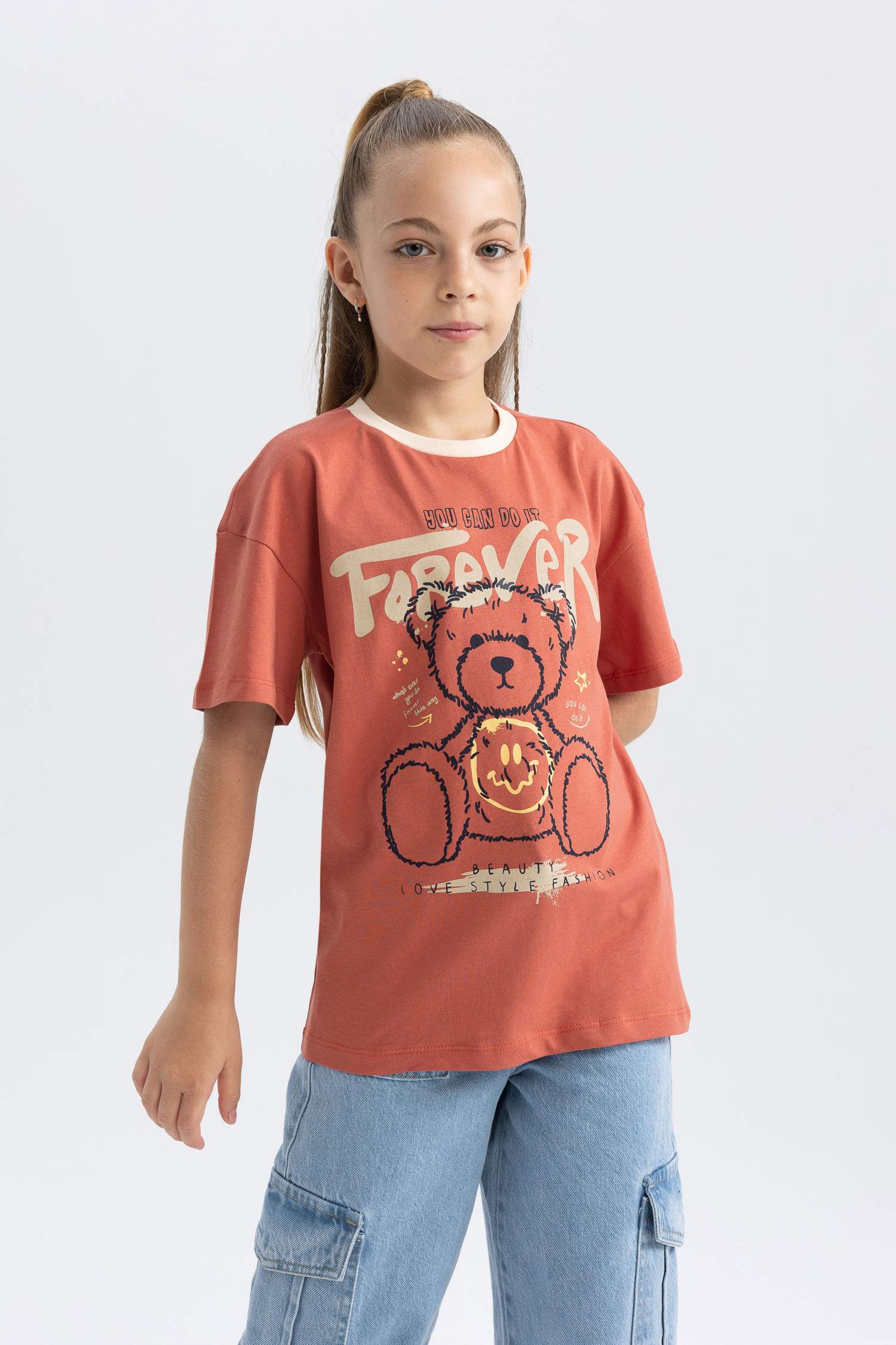 Қыздарға қысқа жеңді Қысқа жеңді футболка