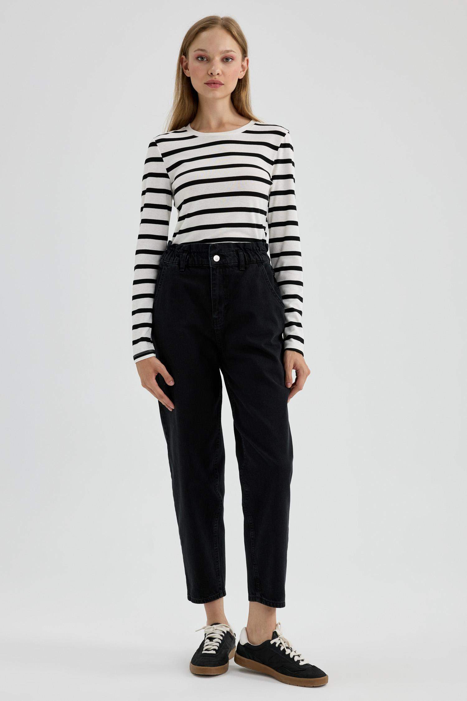 بنطلون جينز بيبرباج بخصر عادي