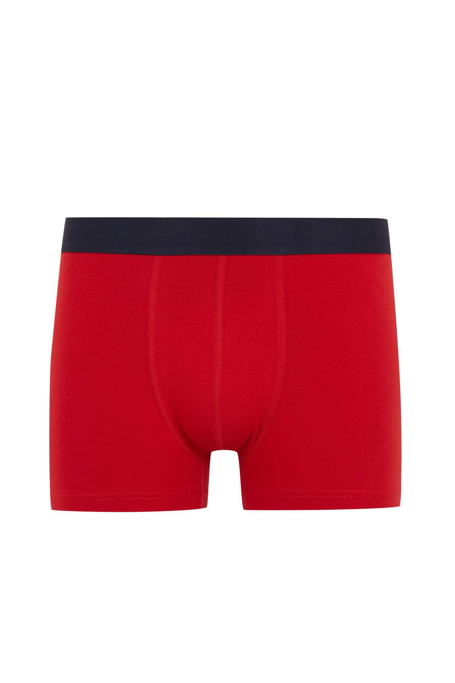 Yılbaşı Temalı Regular Fit 3'lü Boxer