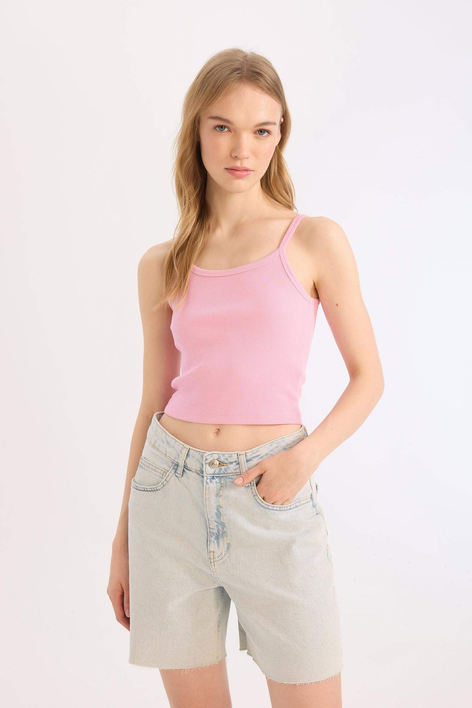 Coool Fitted Vücuda Oturan Fitilli Kaşkorse Basic Düz Atlet