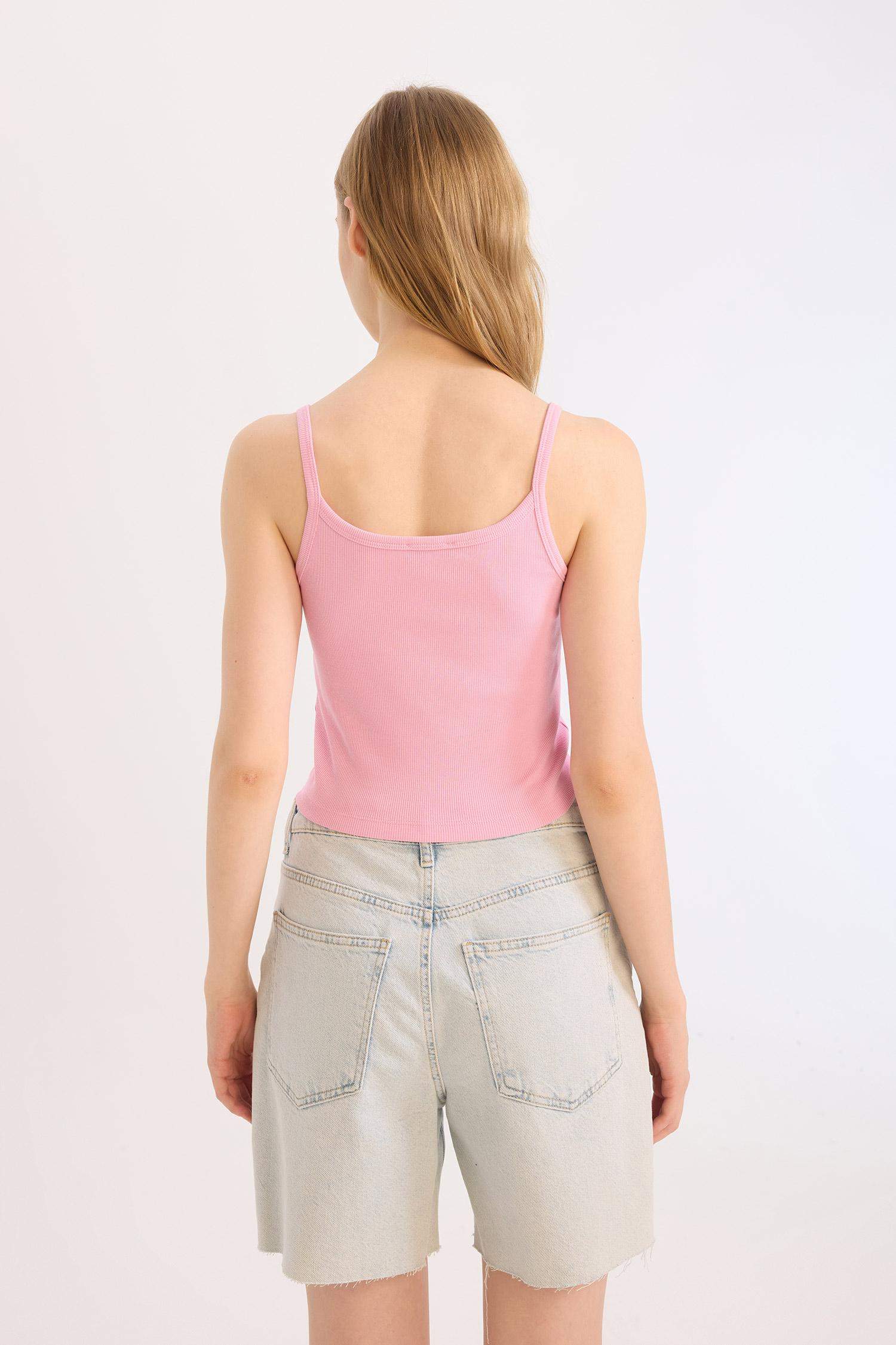 Coool Fitted Vücuda Oturan Fitilli Kaşkorse Basic Düz Atlet