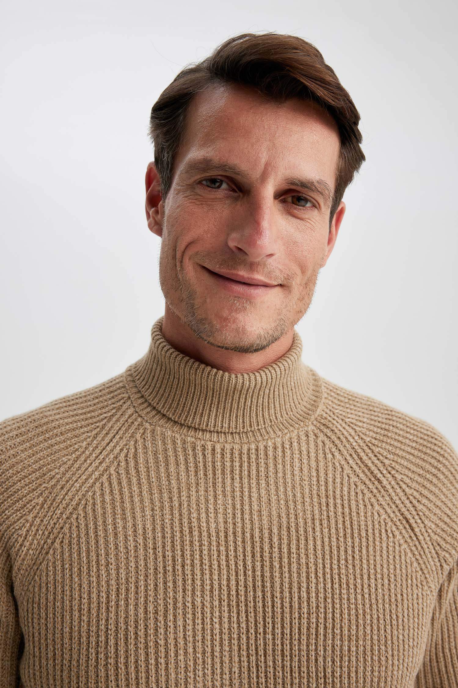 Pull à Coupe Standard et Col roulé