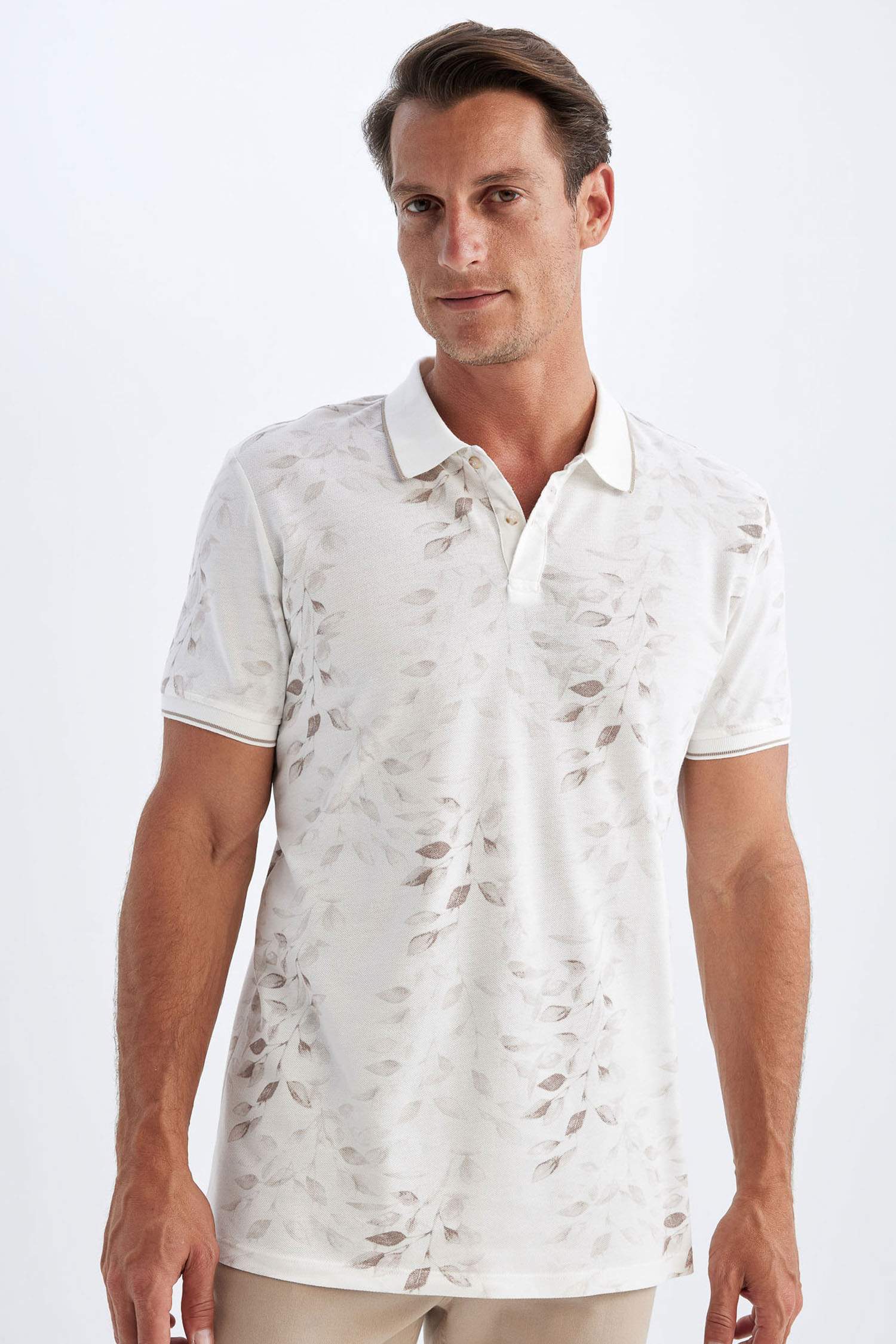 Polo Coupe slim raccourcie Col Polo