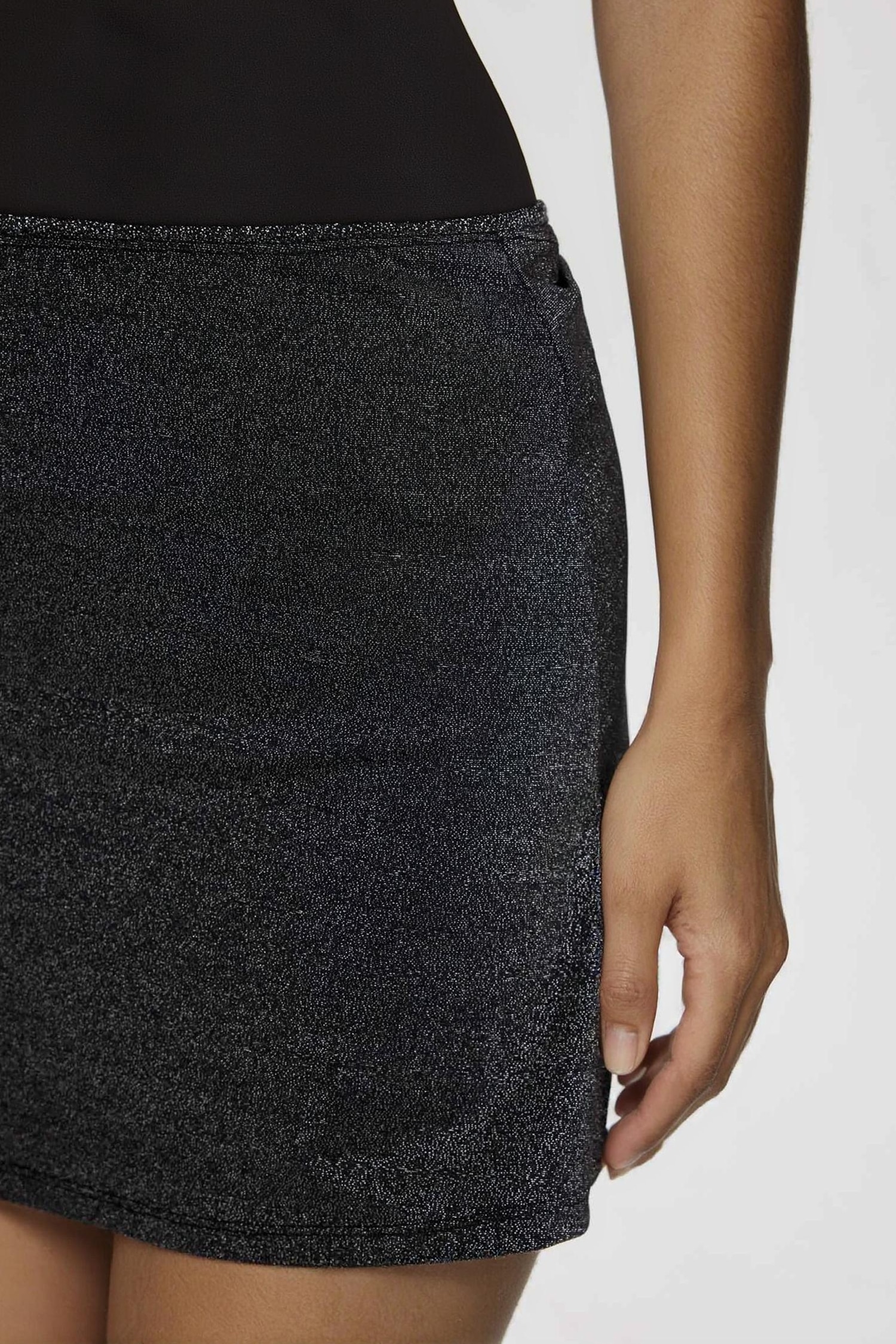 Fall in Love Shiny Fabric Mini Beach Skirt