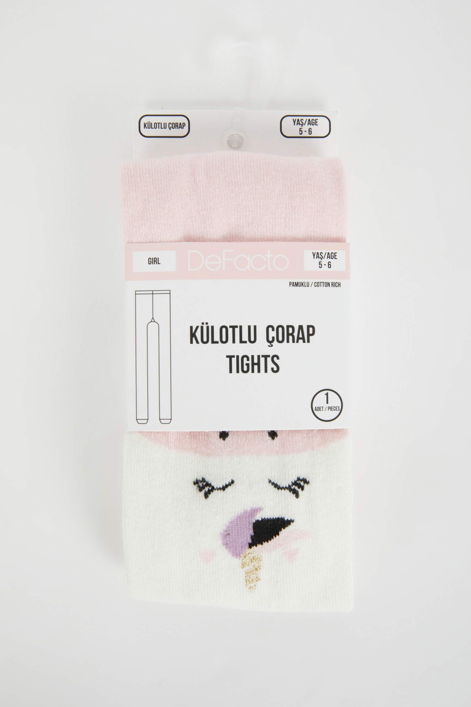 Kız Çocuk Pamuklu Külotlu Çorap