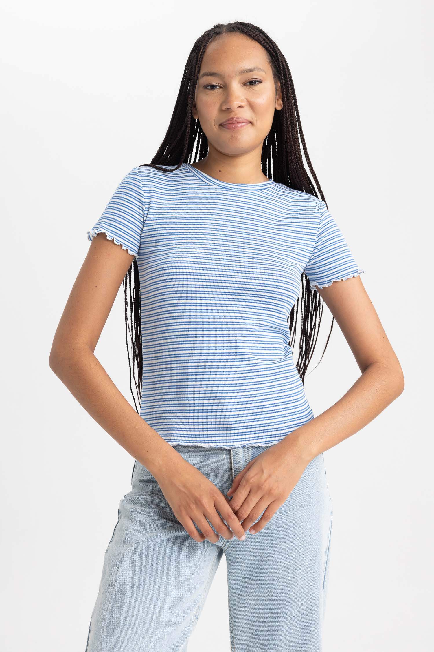 Slim Fit Crew Neck Short Sleeve T-Shirt