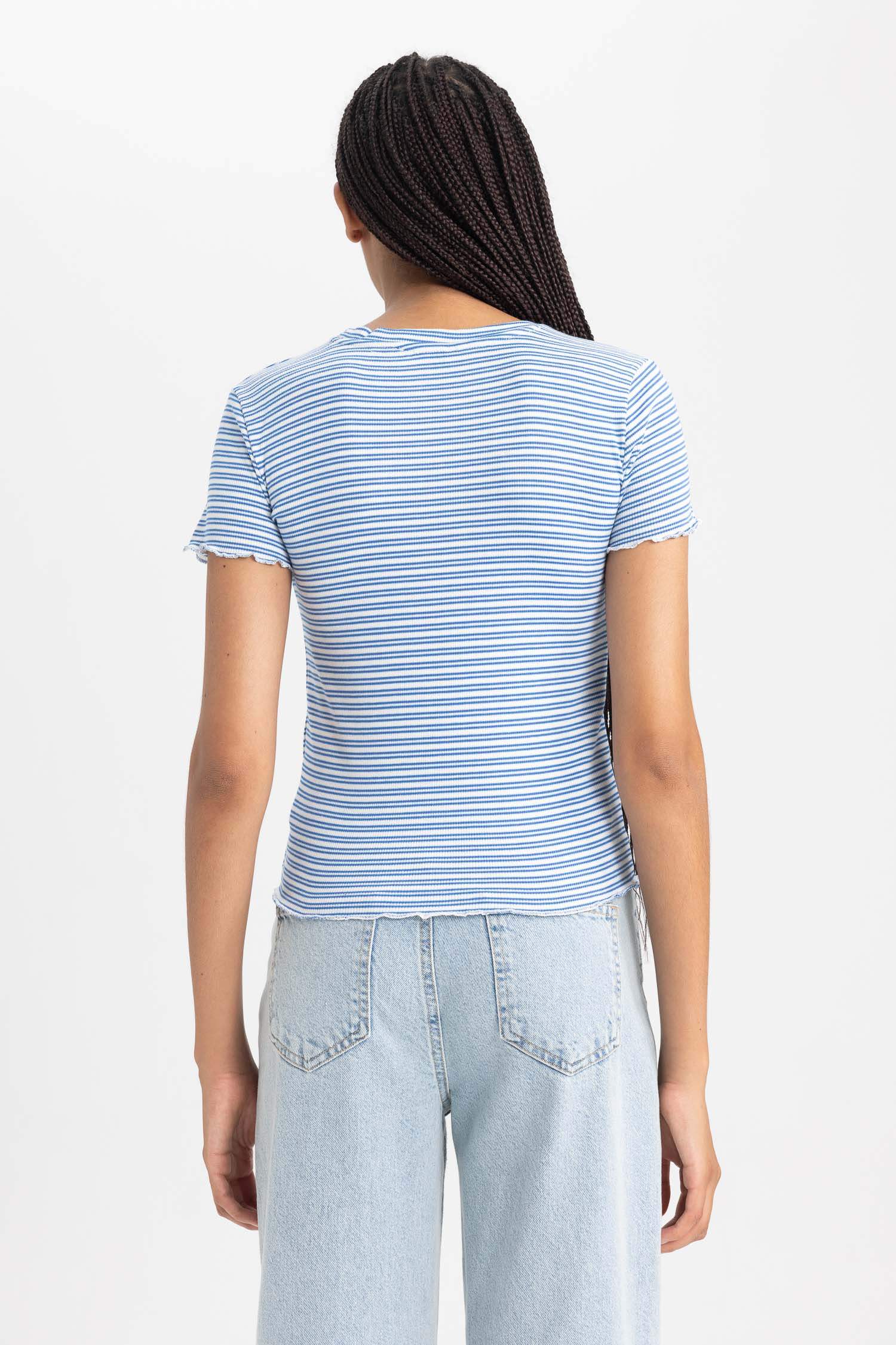 Slim Fit Crew Neck Short Sleeve T-Shirt