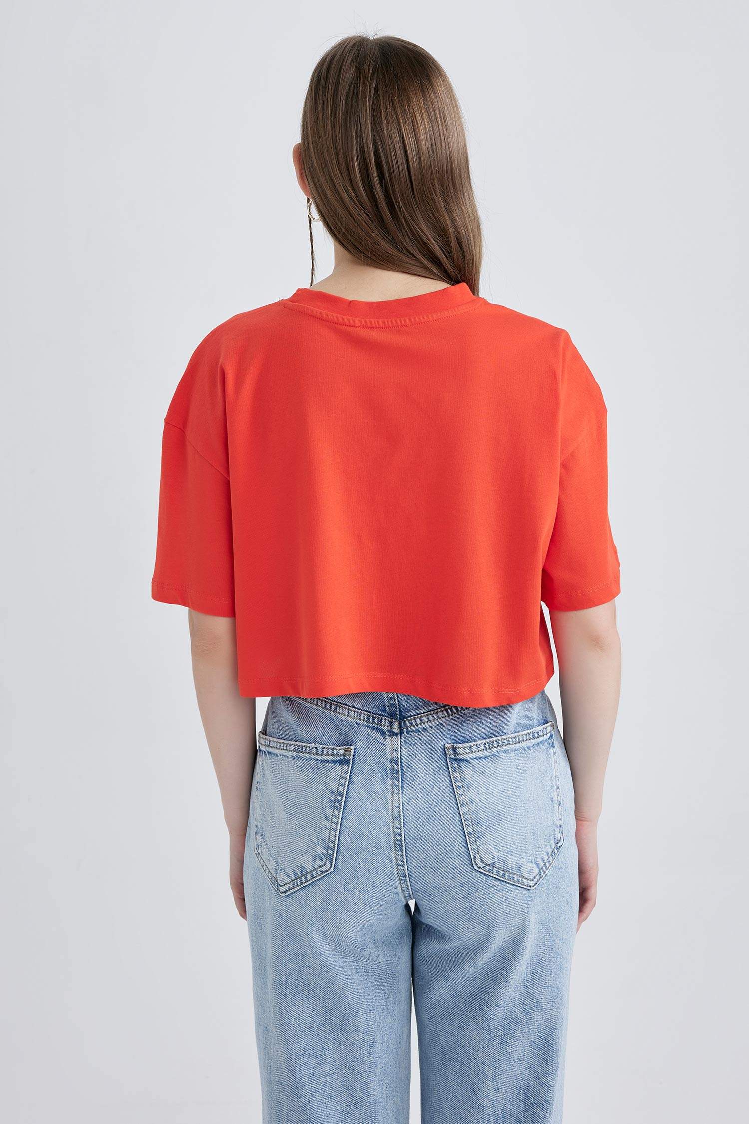 Oversize Fit Cotton Short Sleeve T-Shirt