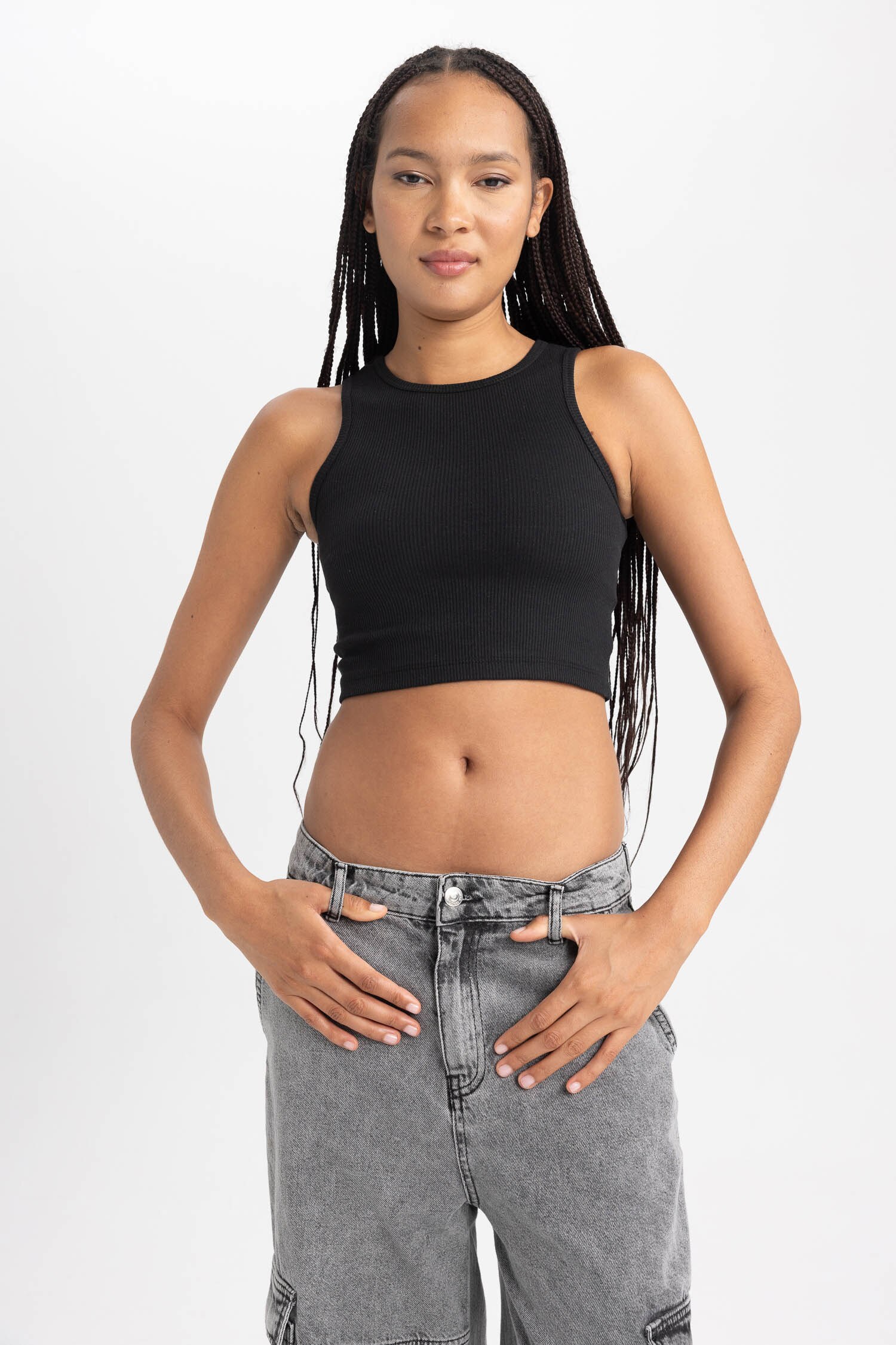 DeFacto Fıtted Halter Yaka Atlet
