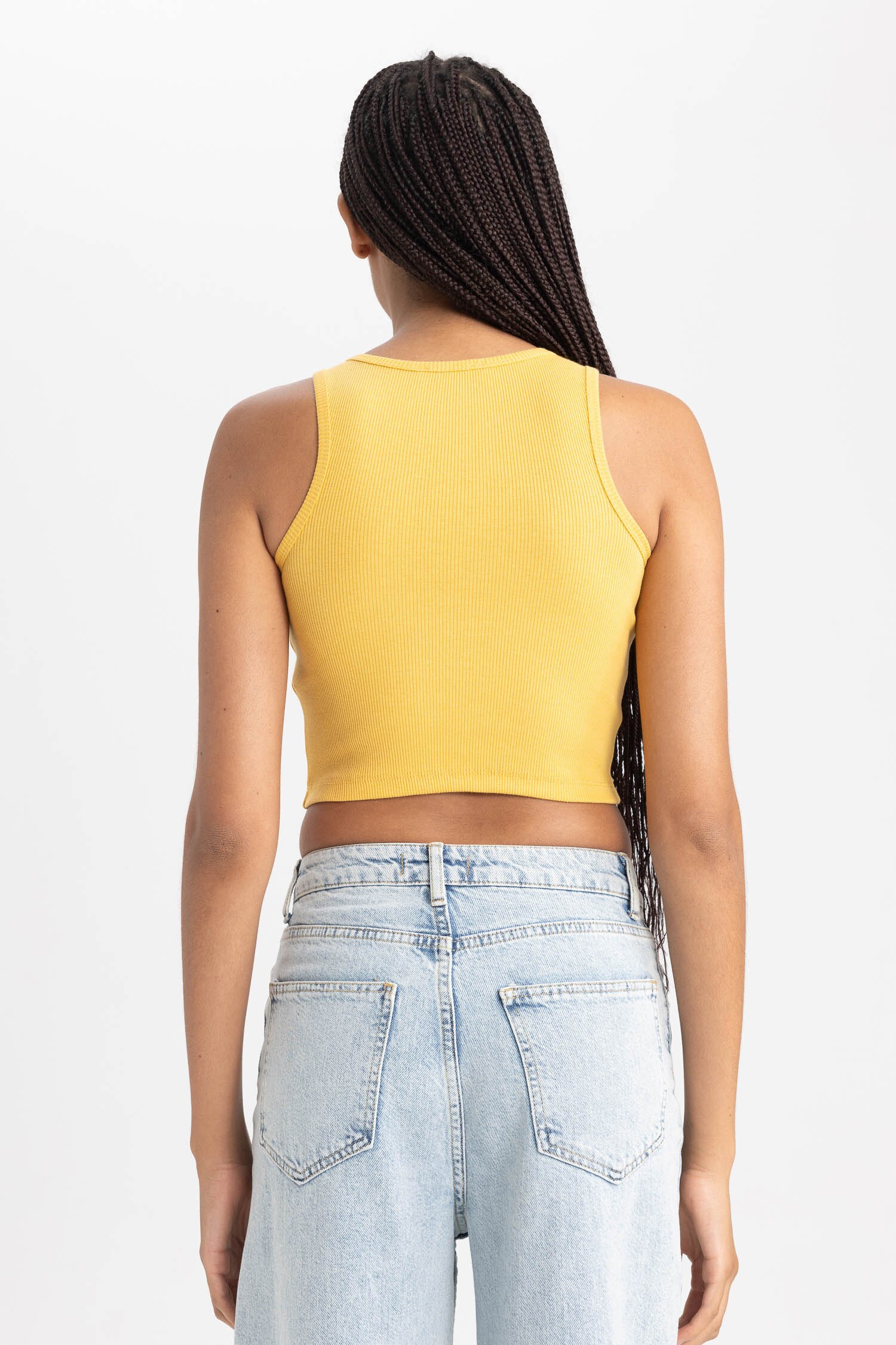 DeFacto Fıtted Halter Yaka Atlet görsel 7