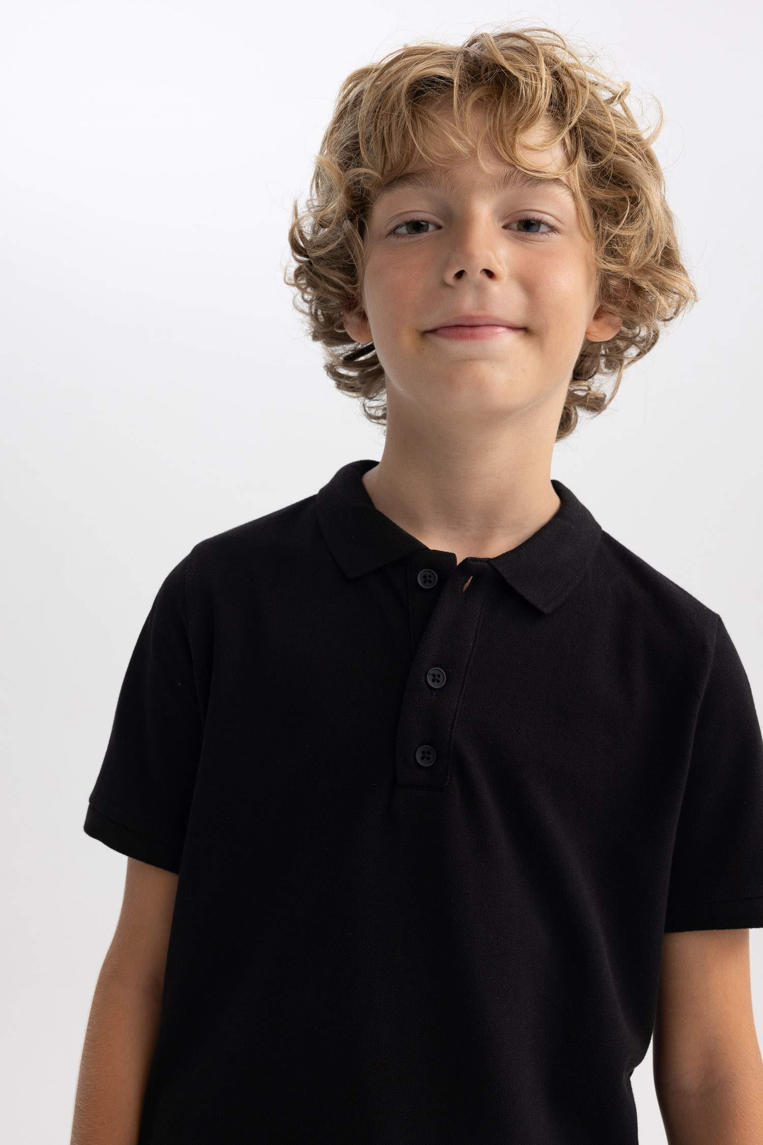 تيشيرت بولو ولادي نص كم بقصة عادية